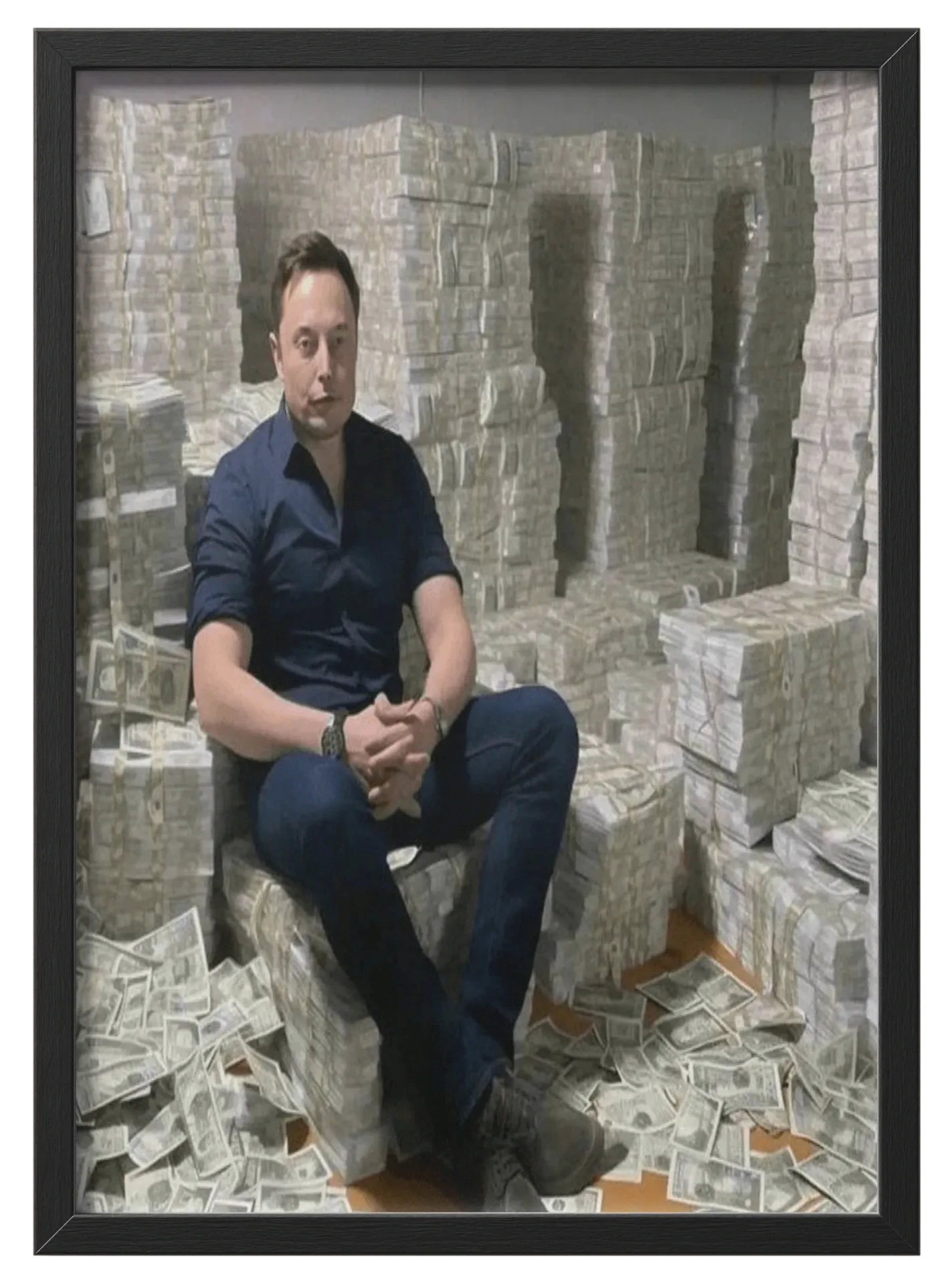 Quadro do Elon Musk  - Imagem 1