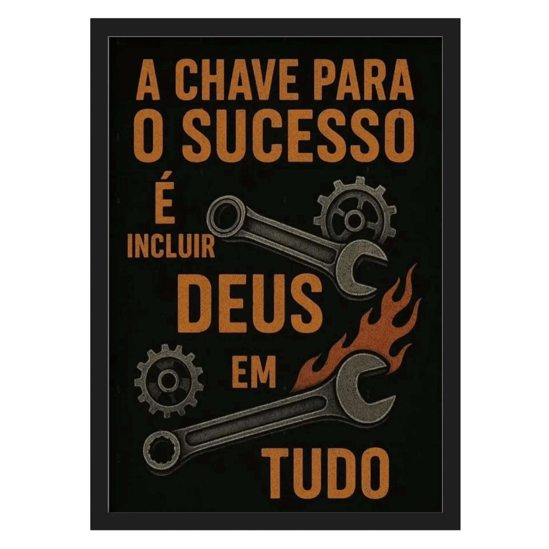 Quadro A3 personalizado Com Vidro - Imagem 1