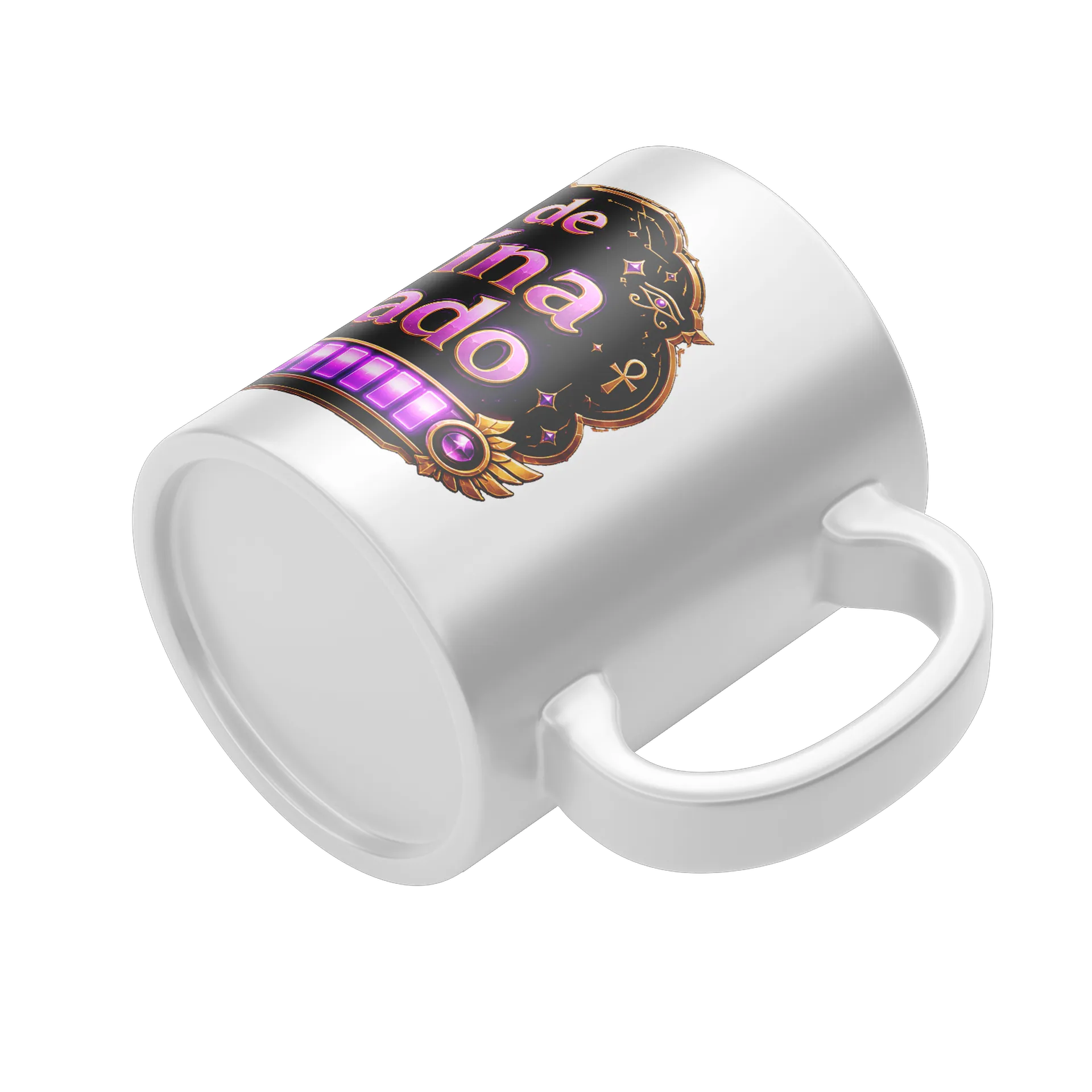 Caneca Gamer – Buff de Cafeína Ativado de HeyBastet — imagem 4 de 4