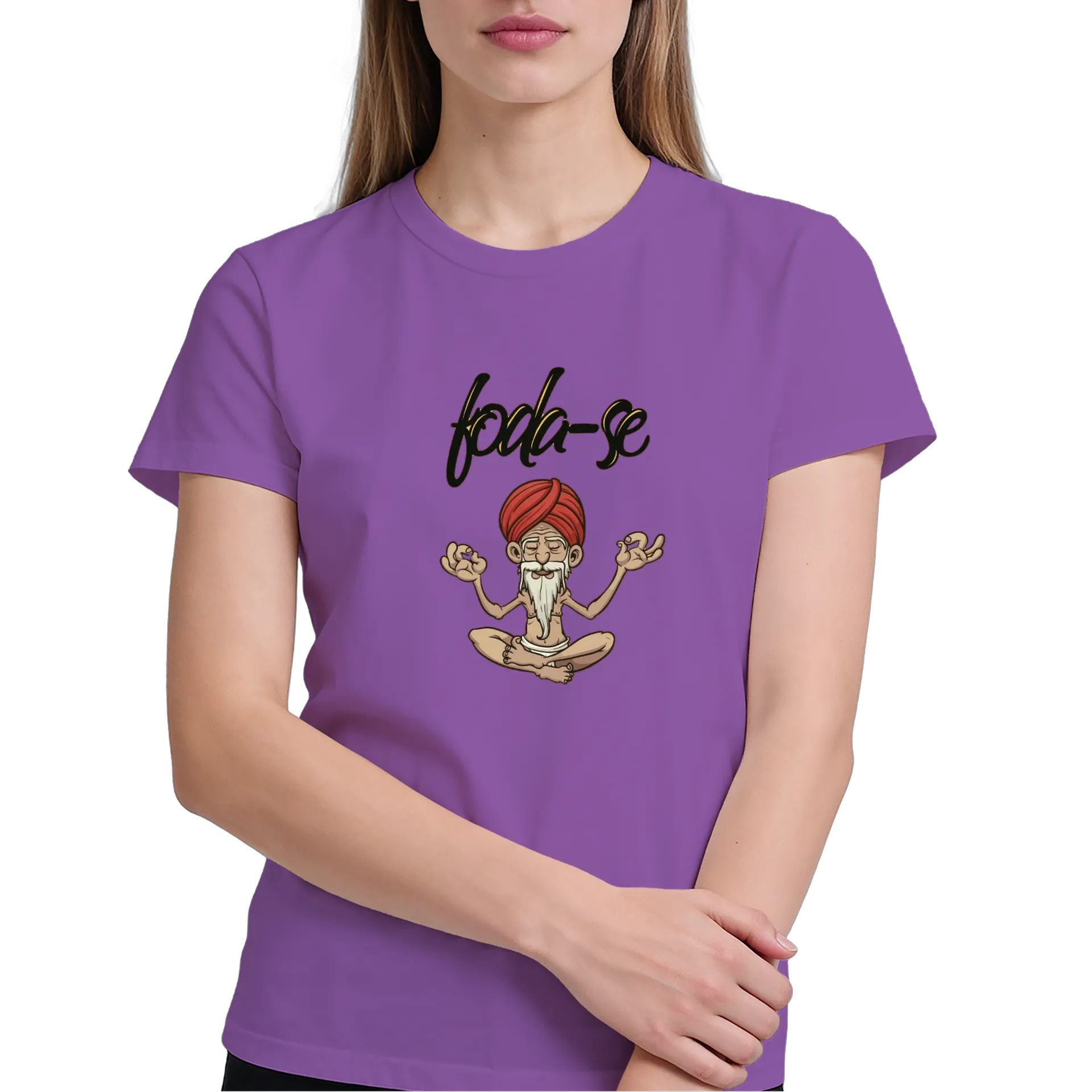 Camiseta Estampa Foda-se 100% Algodão - Imagem 4