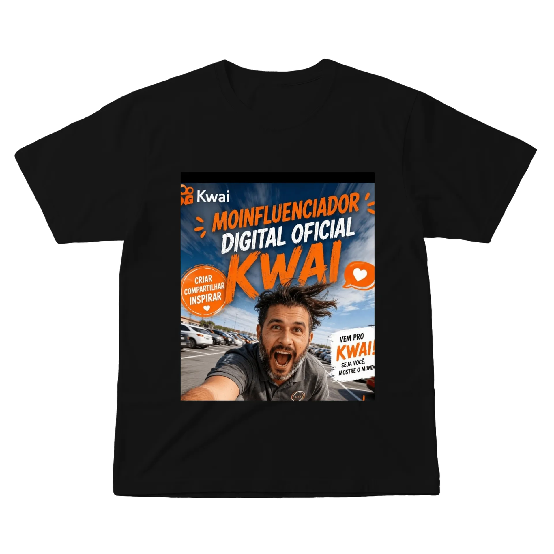 Camiseta personalizada de moinfruenciadordigitaloficial  — imagem 1 de 6