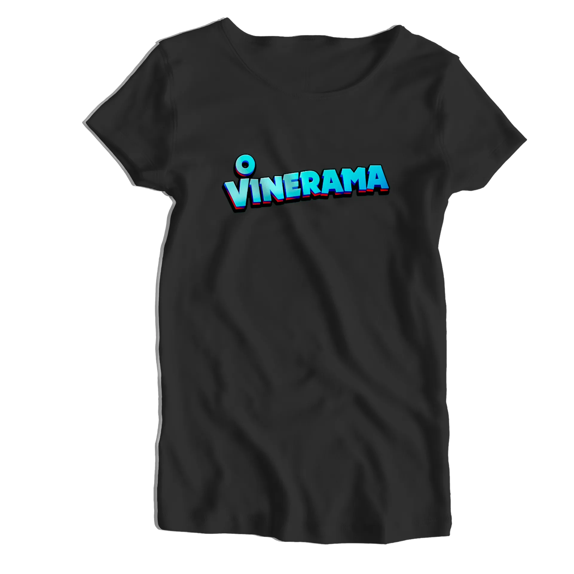 Camiseta Babylook Estampa Vinerama 100% Algodão de Vinerama