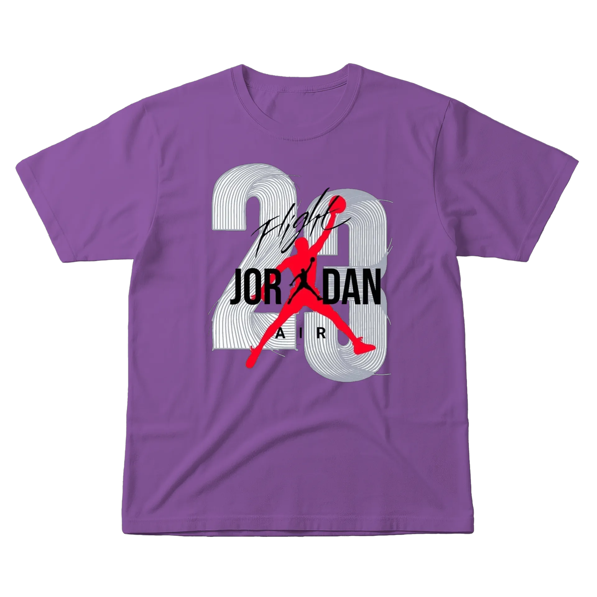 Camiseta Jordan Air Logo Estampa Grafite Vermelha 100% - Imagem 1