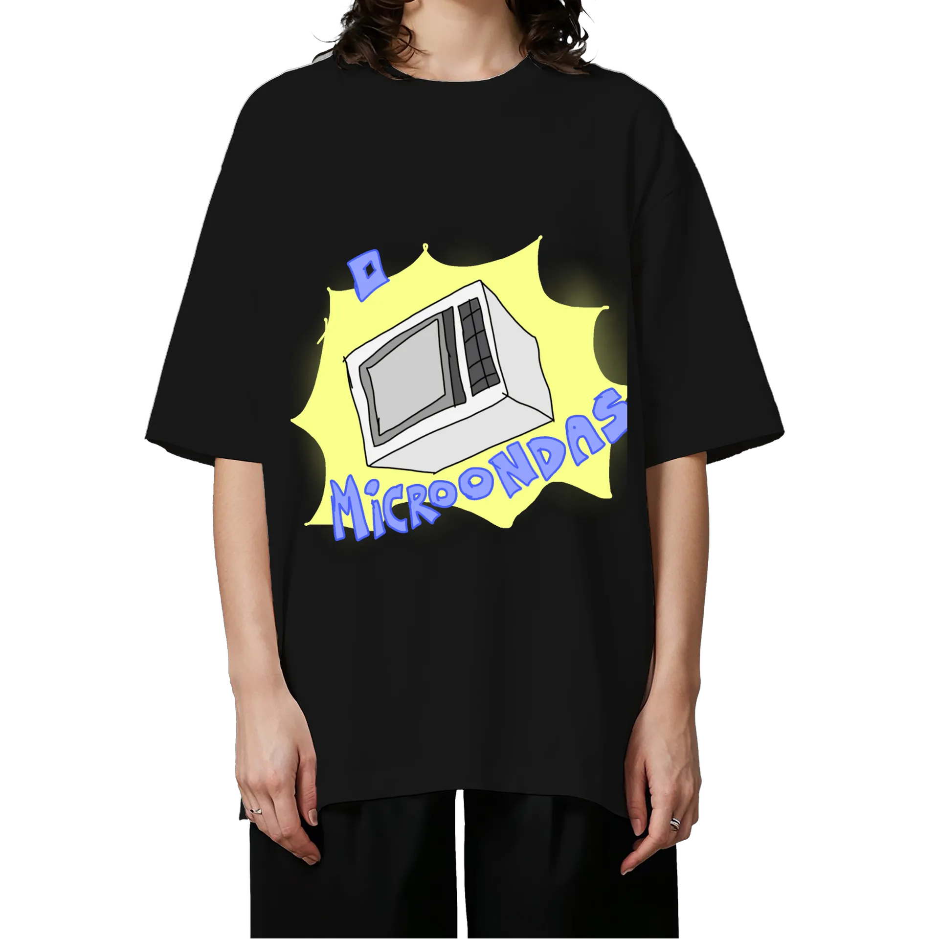 Camiseta "O MICROONDAS" de Nicole Productions Store — imagem 3 de 6