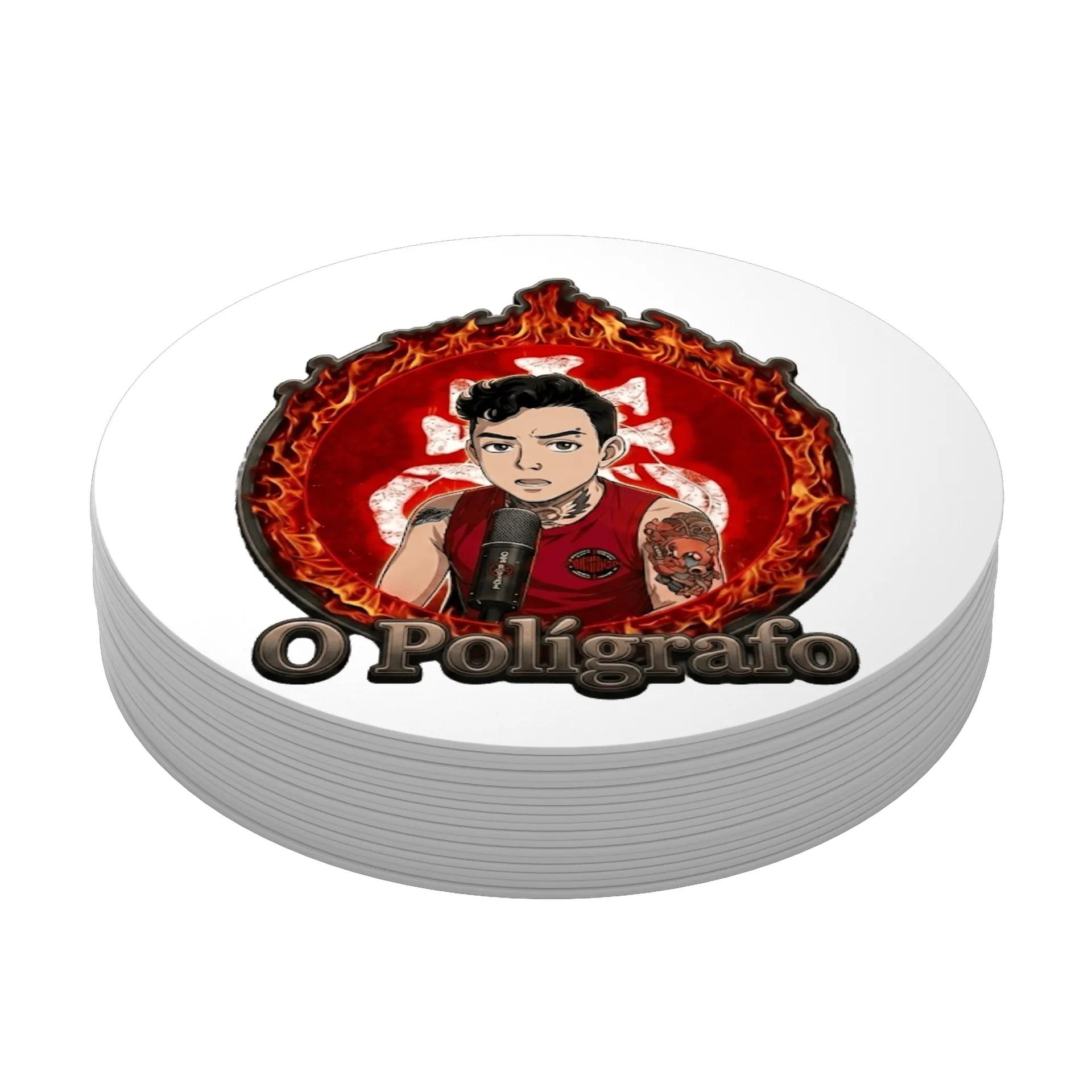 Porta-copos personalizado polígrafo - Imagem 4