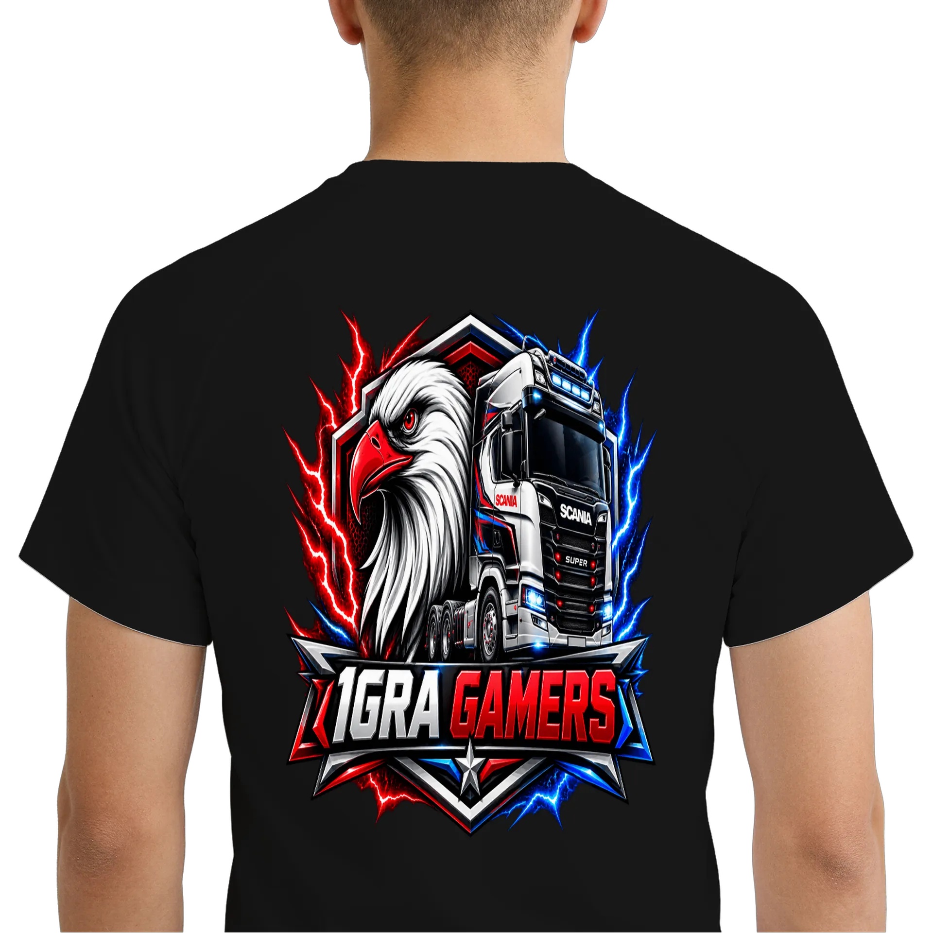 Camiseta Dry Fit Mecânica Graf Gamers 100% Polyester de 1GRA  — imagem 6 de 6