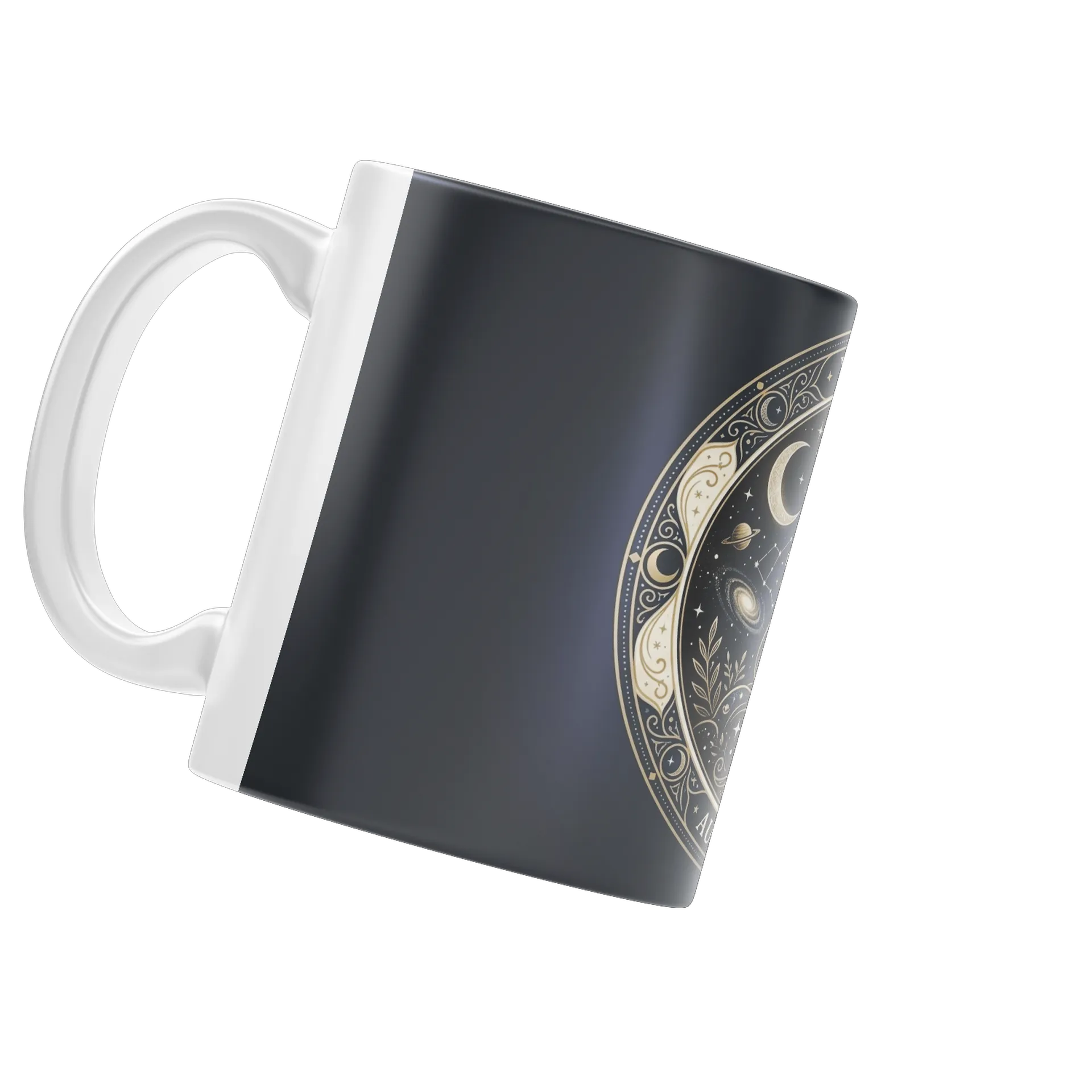 Caneca Signo de Virgem Astrológico Azul-Marinho 325ml - Imagem 3