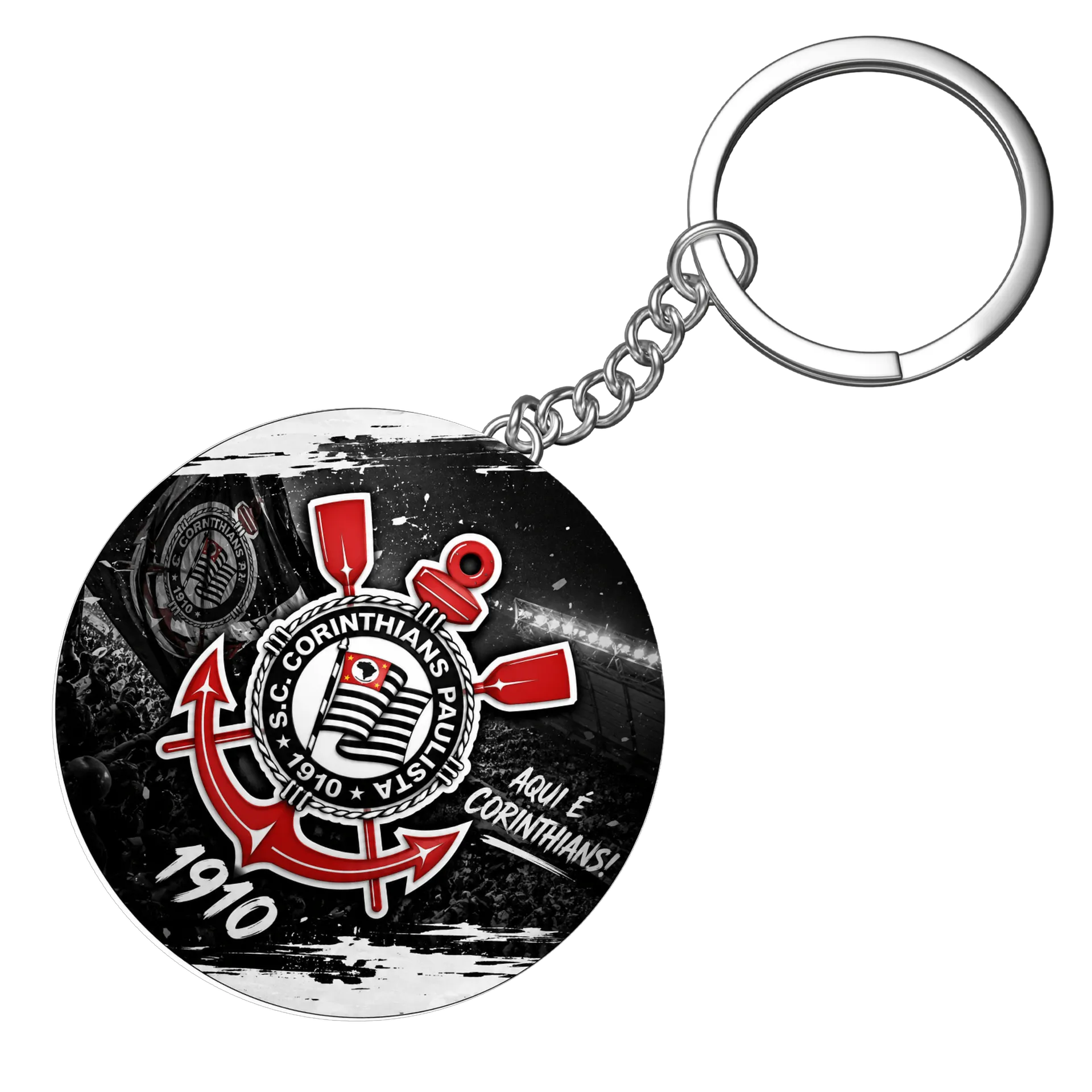 Chaveiro MDF Corinthians 1910 Personalizado - Imagem 4