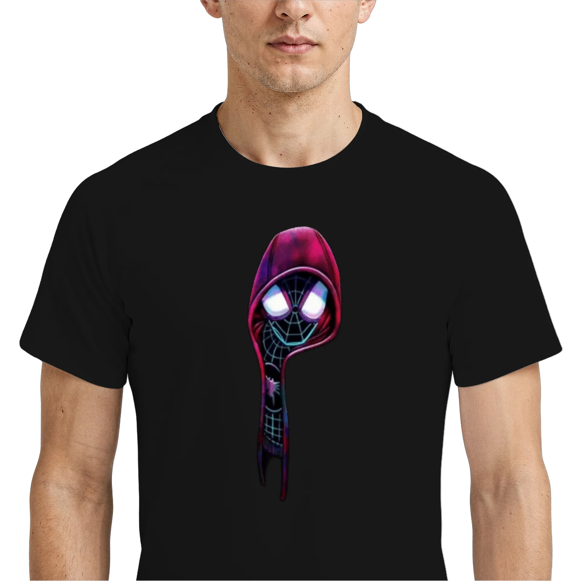 Camiseta Dry Fit Homem-Aranha Estampa Colorida 100% Algodão - Imagem 4