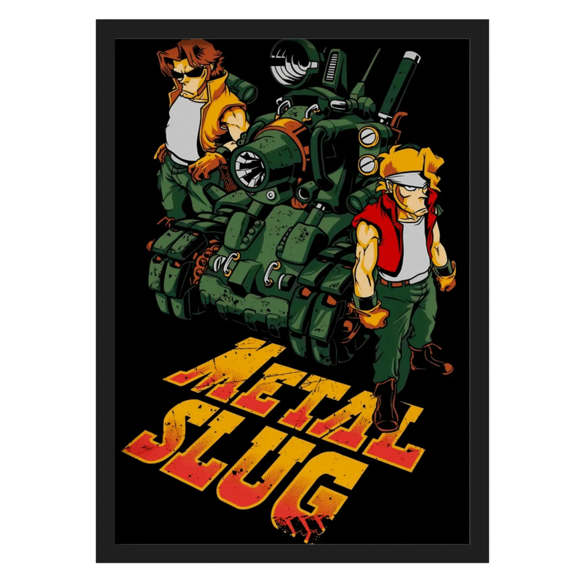 Quadro A3 Com Vidro - METAL SLUG - Imagem 1