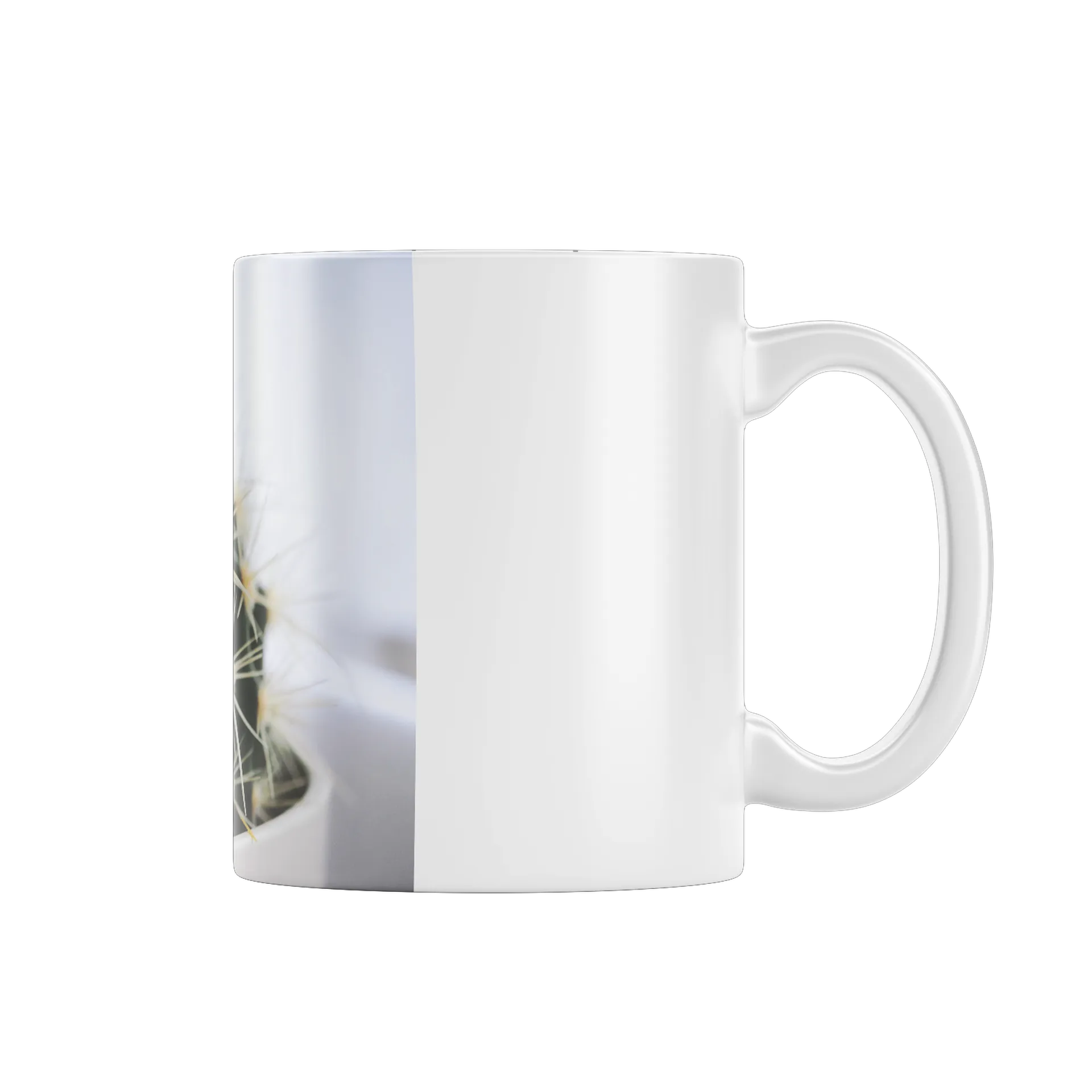 Caneca Porcelana Cacto Verde 325ml - Imagem 1