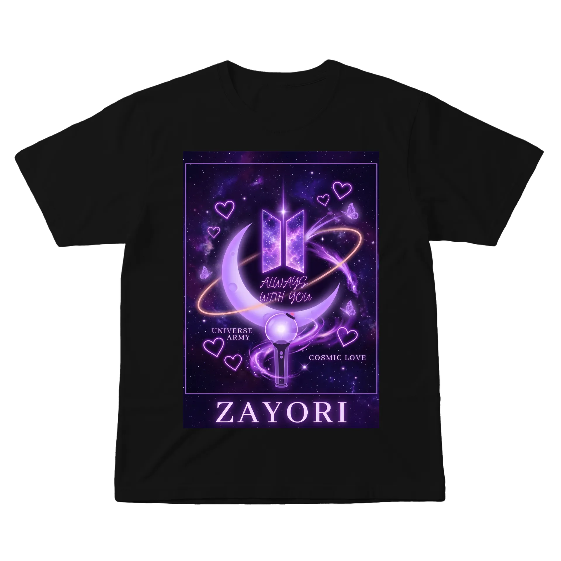 Camiseta Zayori | Cosmic Love Roxo - Imagem 1