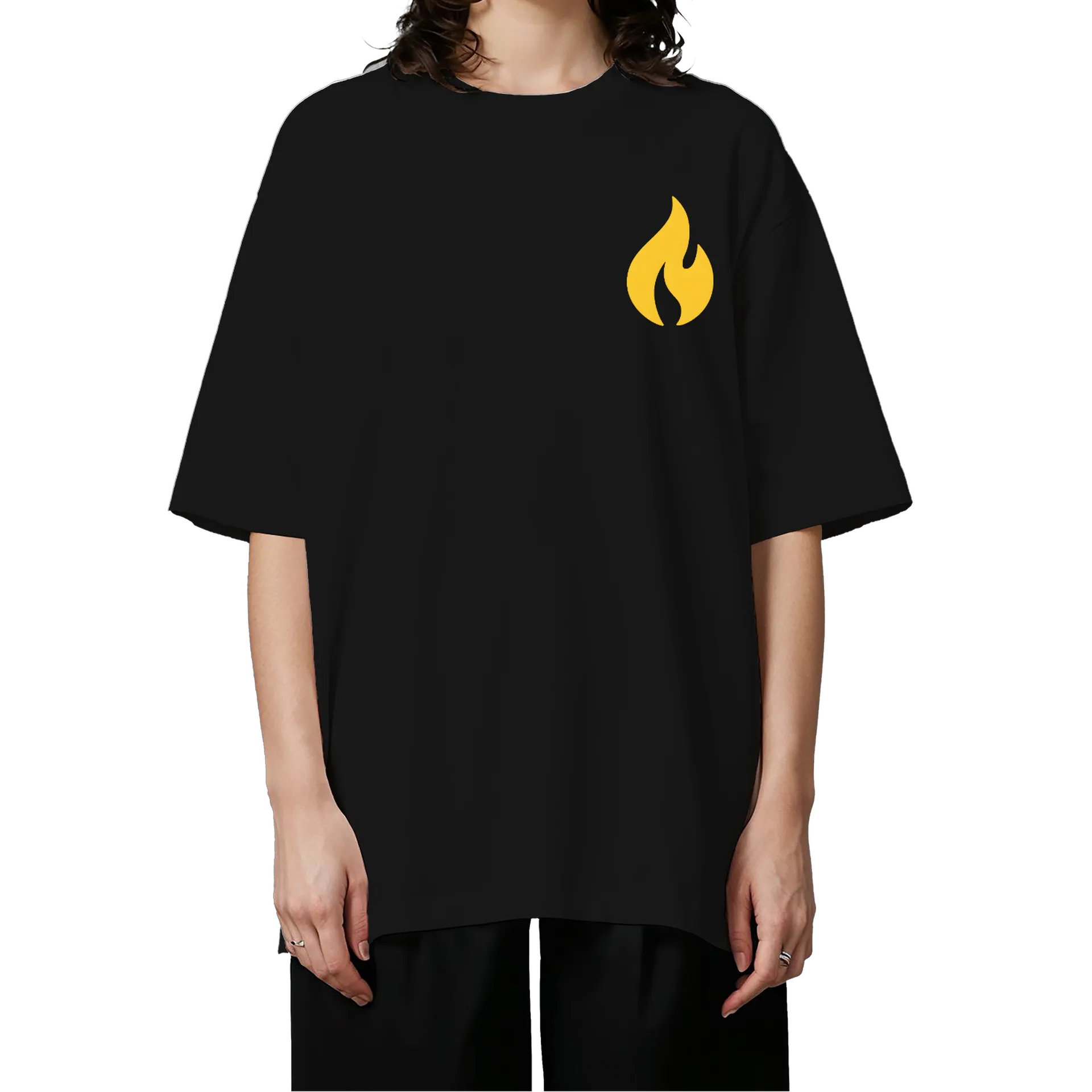 Camiseta Oversized Estampa Tipográfica Porquê Ele Vive de psbwellington — imagem 3 de 6