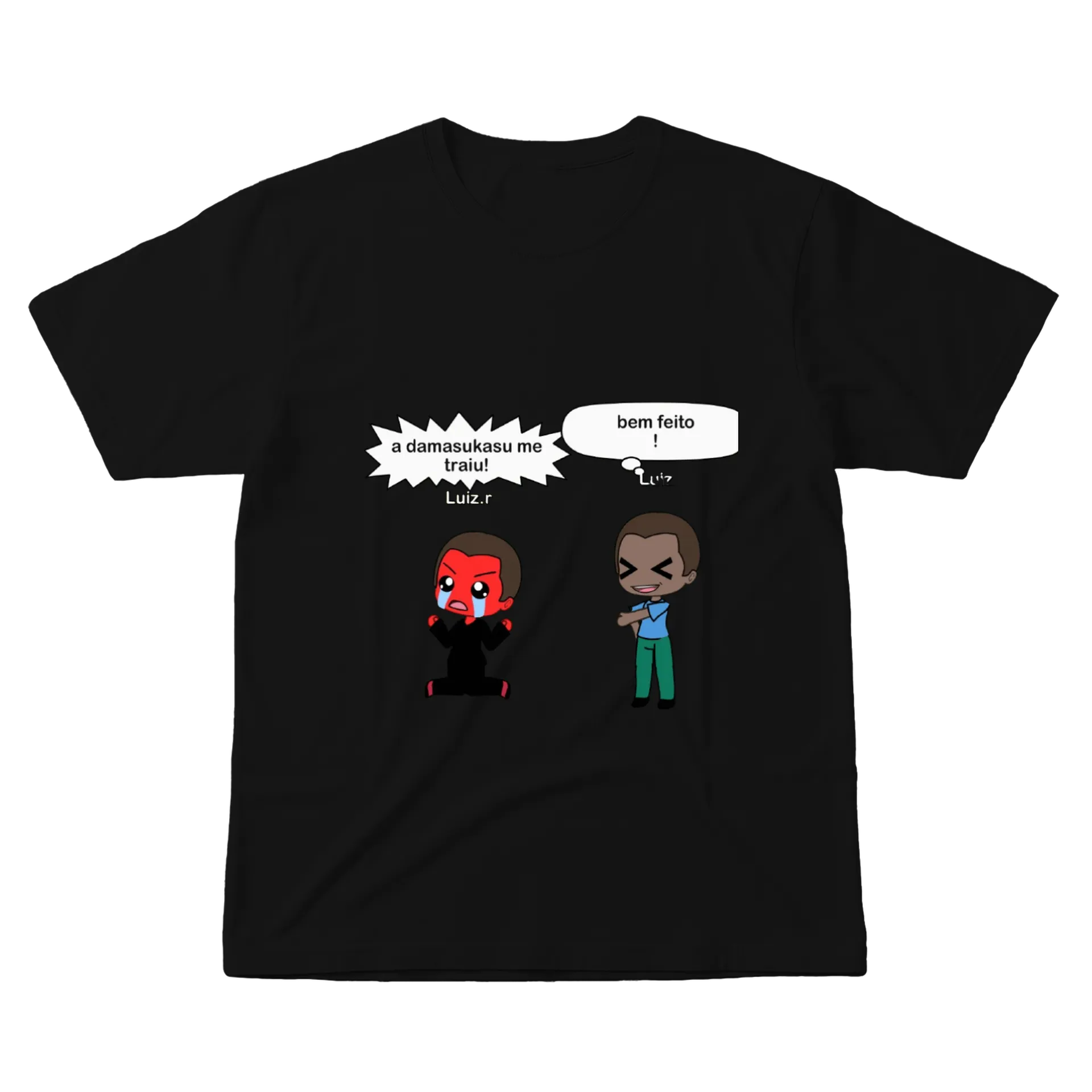 Camiseta damasukasu me traiu! Linha:3K - Imagem 1