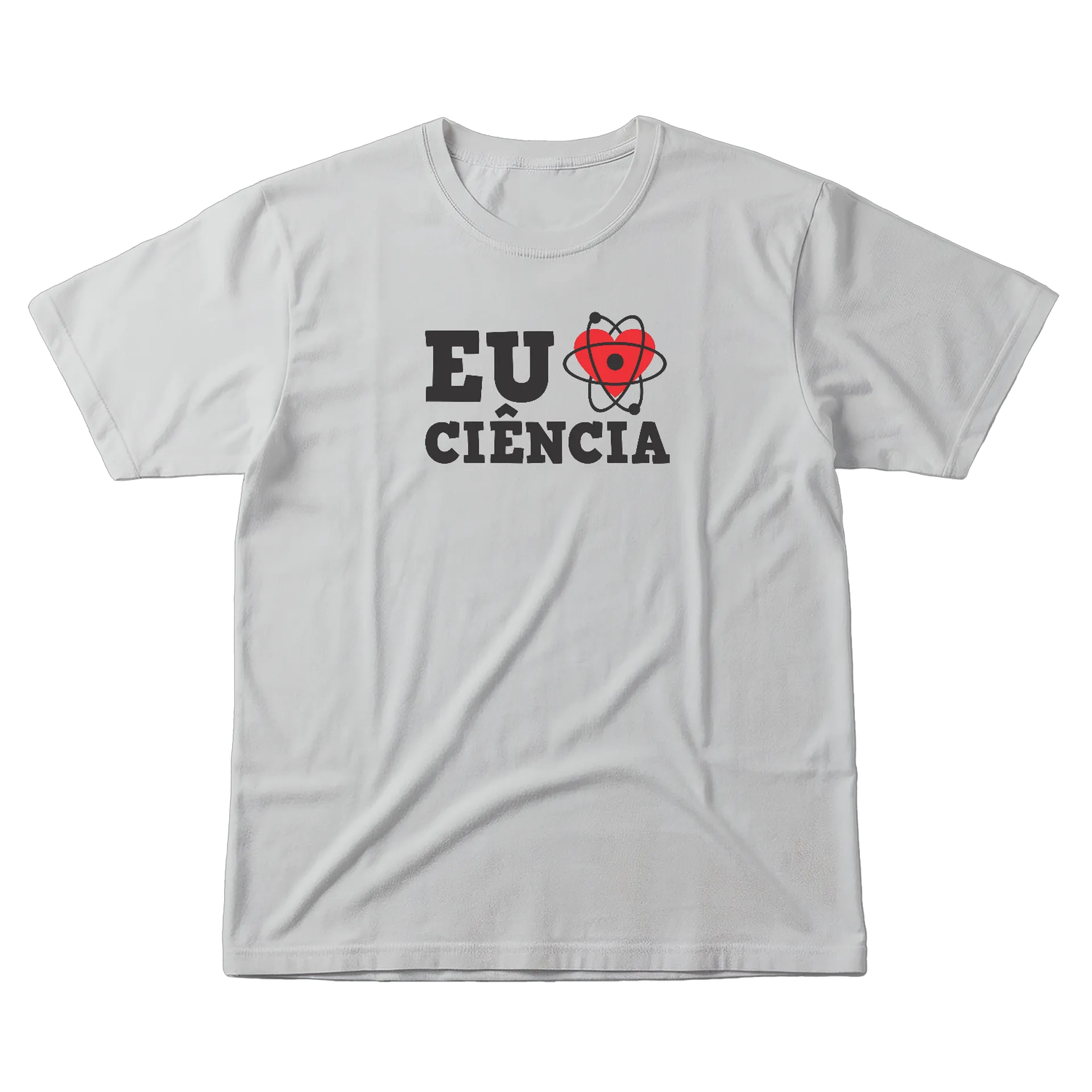 Camiseta Eu Amo Ciência 100% Algodão - Imagem 1