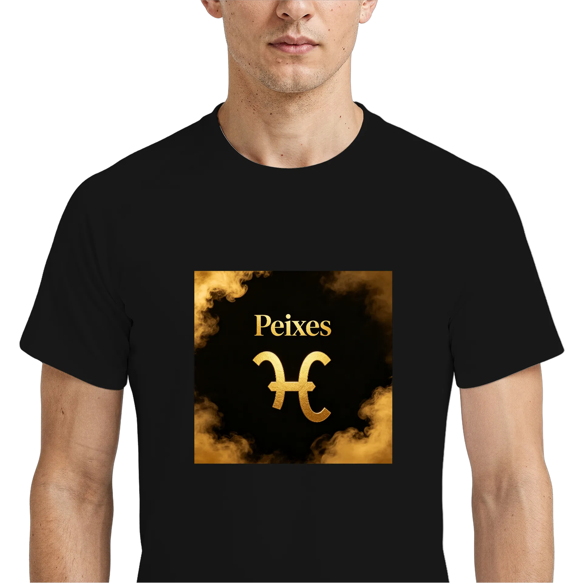 Camiseta Dry Fit Peixes Gold Logo 100% Poliéster - Imagem 4