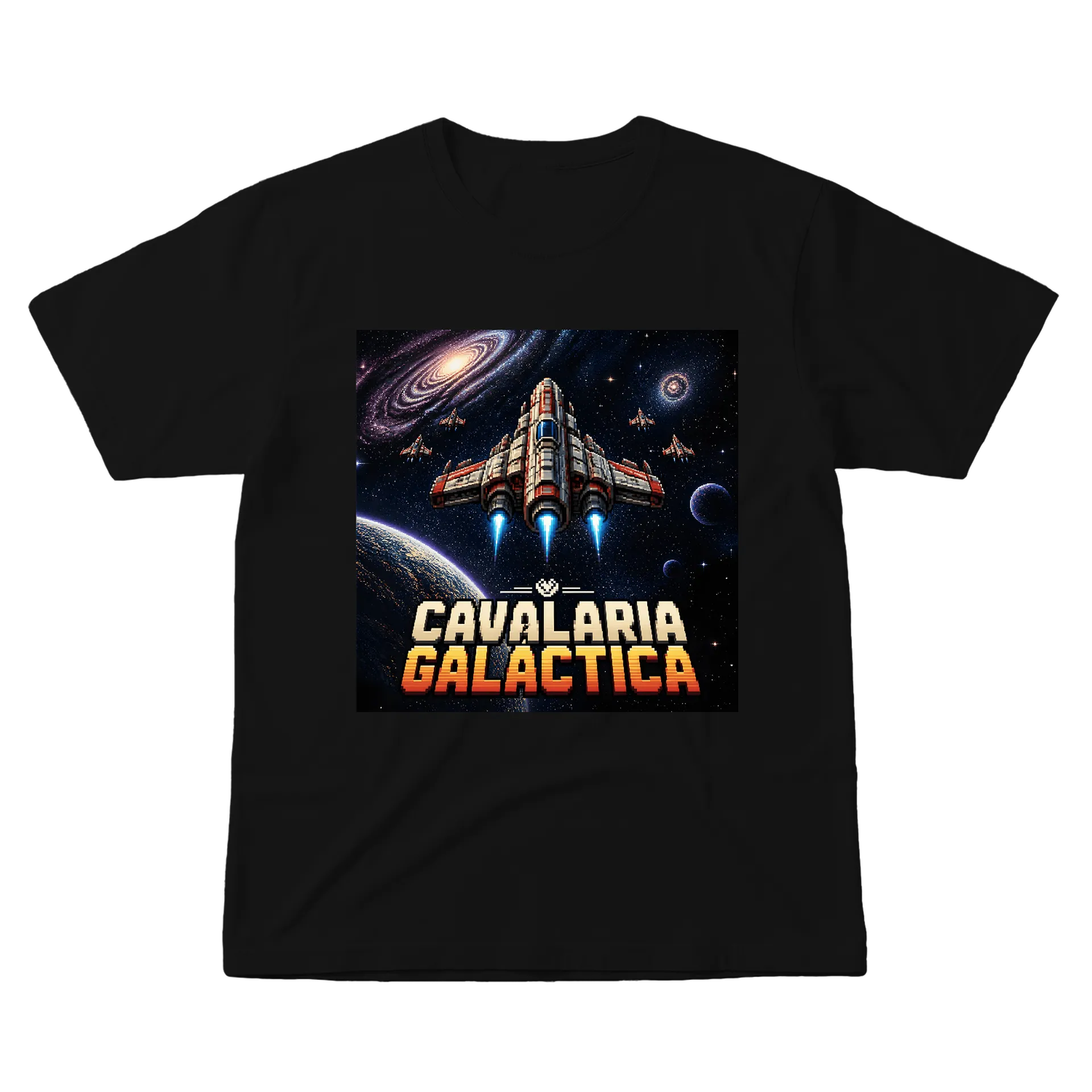 Camiseta Cavalaria Galáctica_v2 de Construindo Novo Humano — imagem 1 de 6