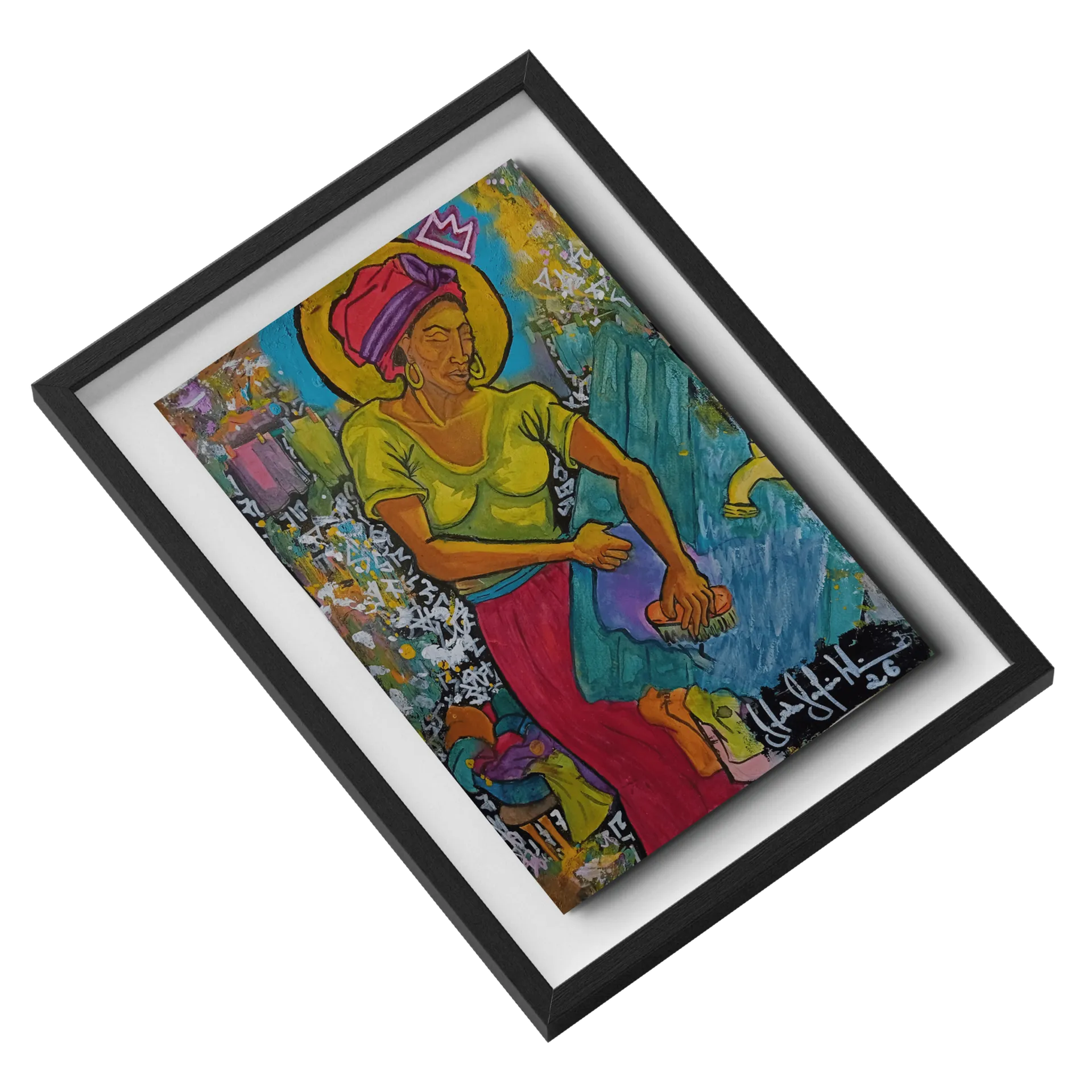 Quadro A3 A Coroa de Sabão Com Vidro - Imagem 2