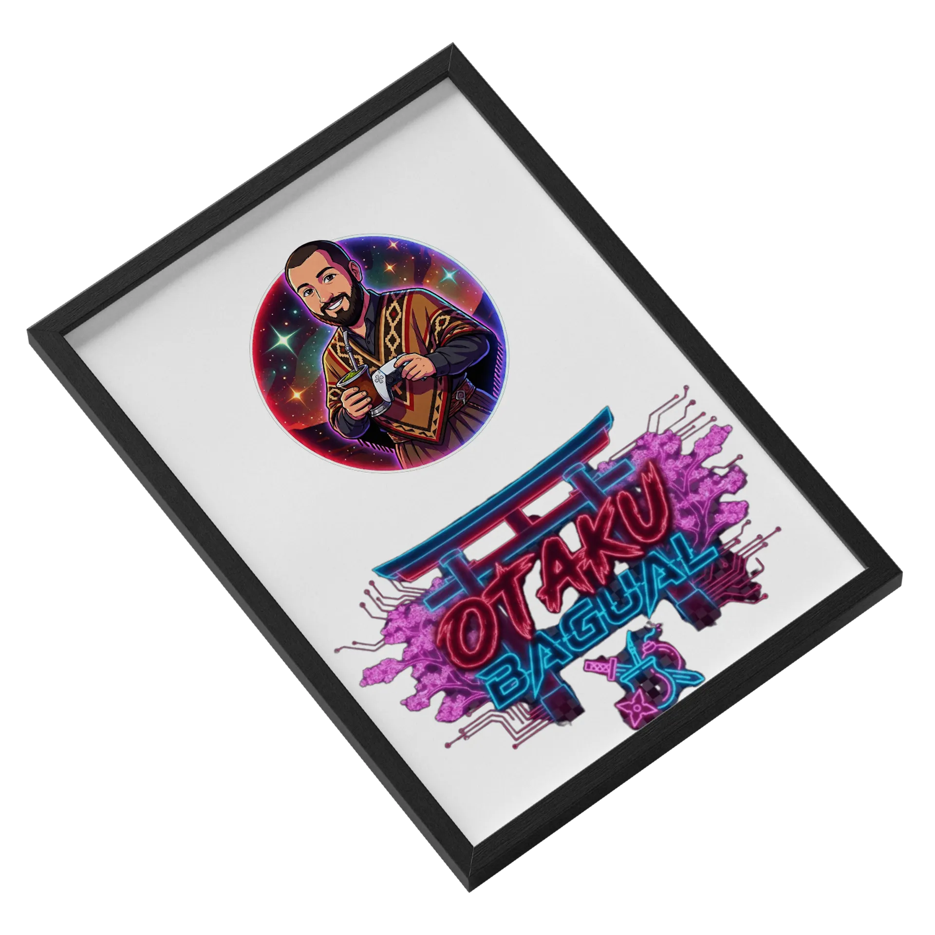 Quadro A3 personalizado de Otaku Bagual