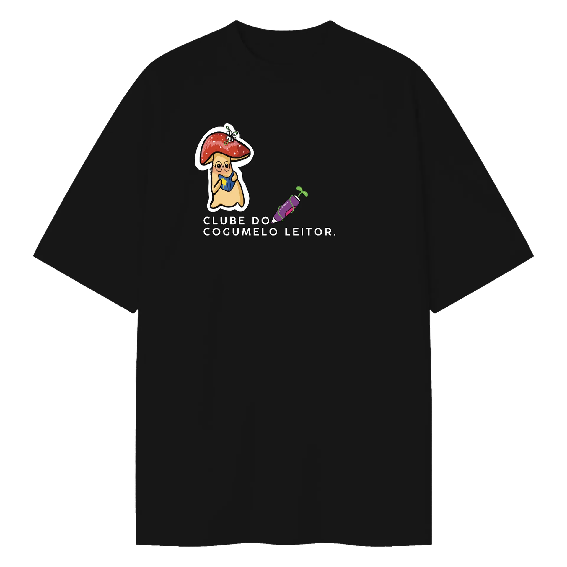 Camiseta Oversized CLUBE DO COGUMELO! - Imagem 1