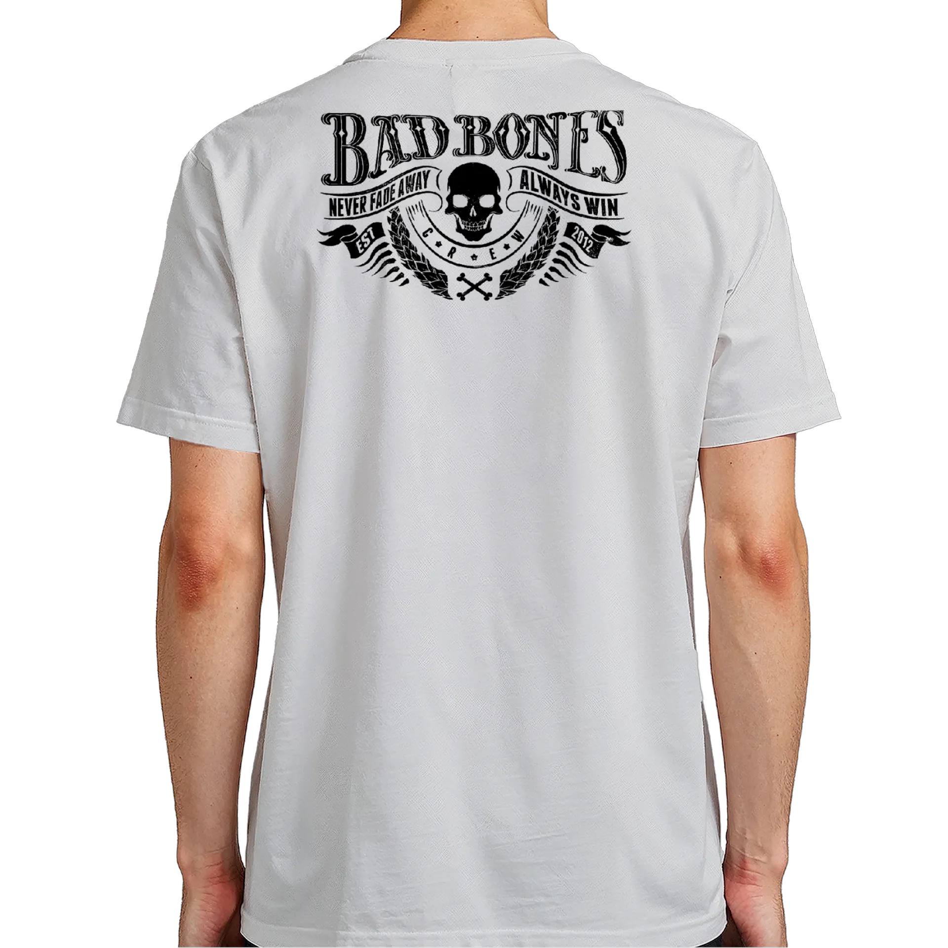 Camiseta Estampa Caveira Bad Bones 100% Algodão - Imagem 7
