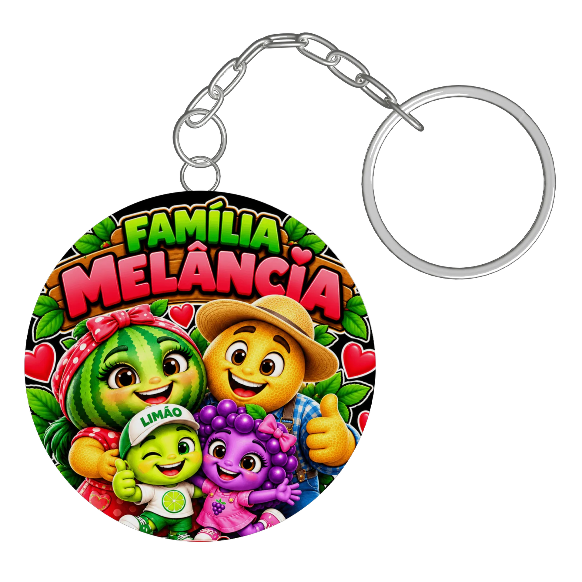 Chaveiro personalizado de FANTÁSTICO MUNDO DA DONA MELÂNCIA  — imagem 2 de 3