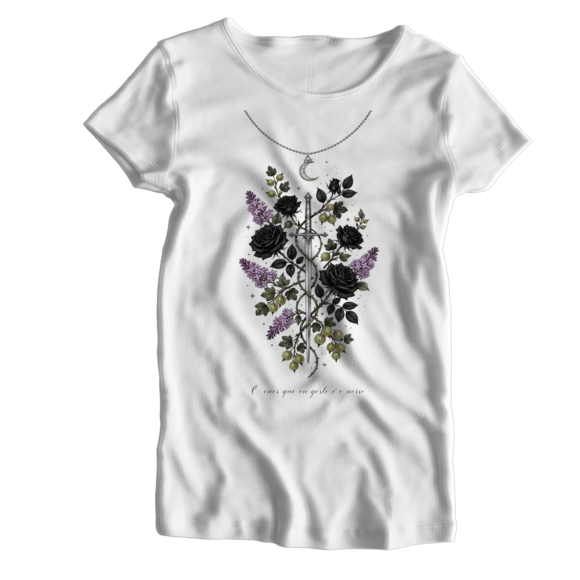 Babylook Colar e Espada - Imagem 1