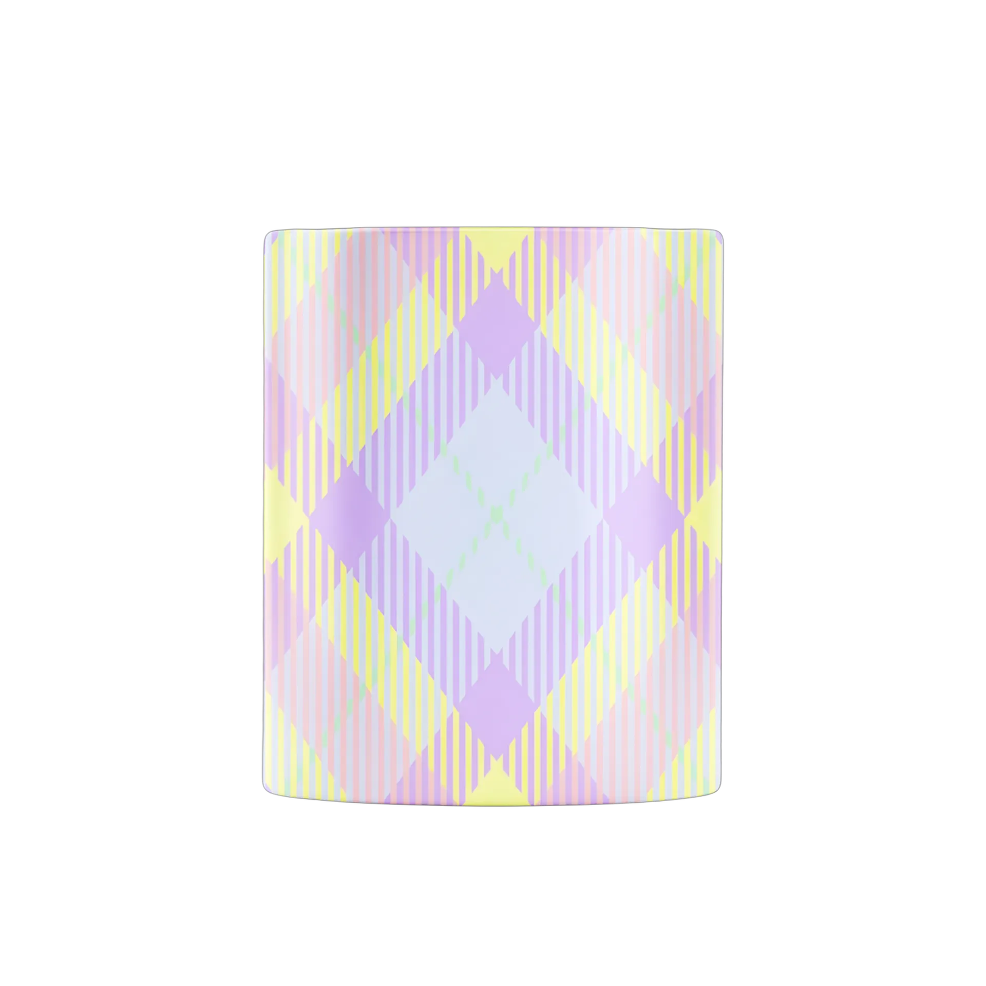 Caneca Porcelana Estampa Geométrica Dourada 325ml - Imagem 2