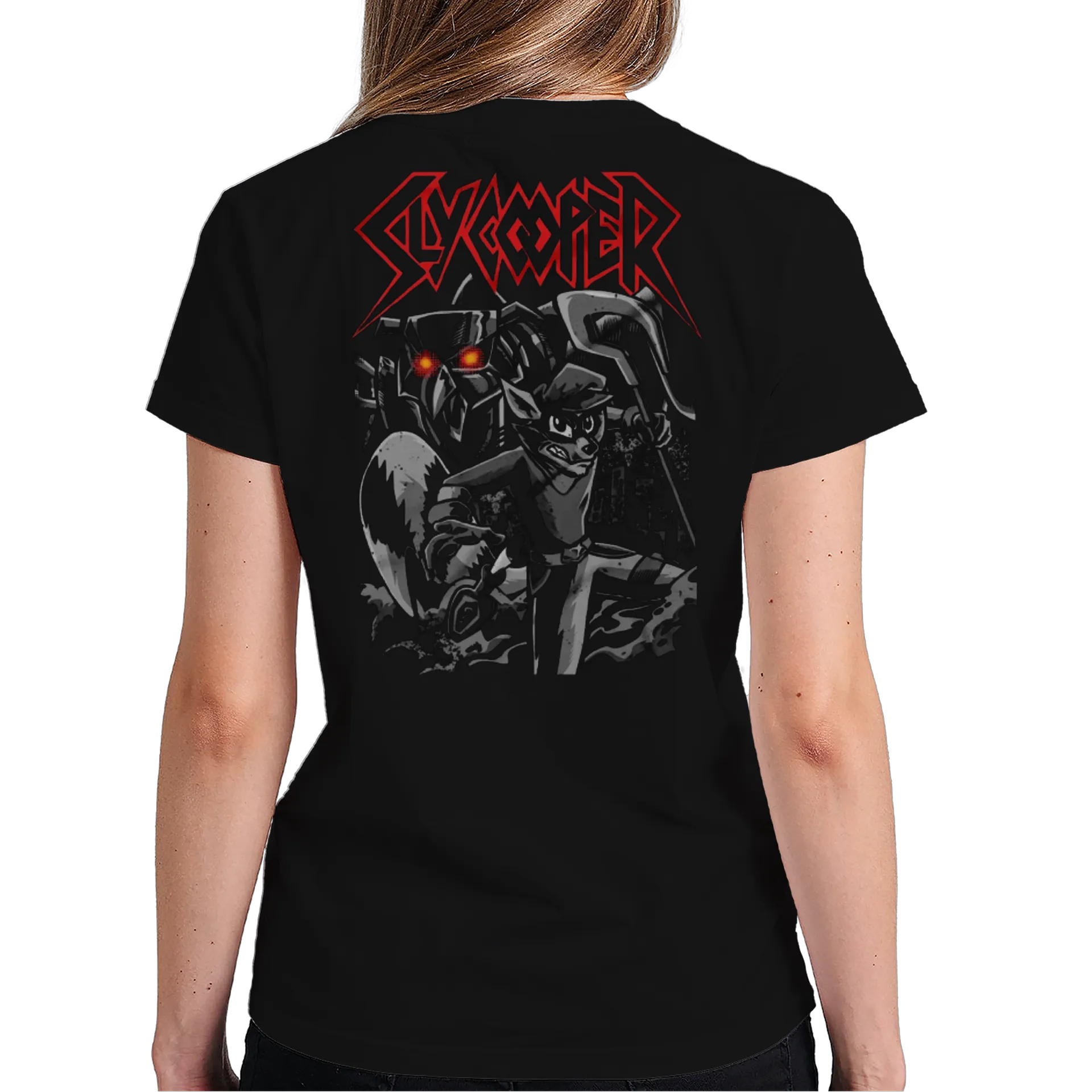 Camiseta Sly Cooper Estampa Preto 100% Algodão - Imagem 6