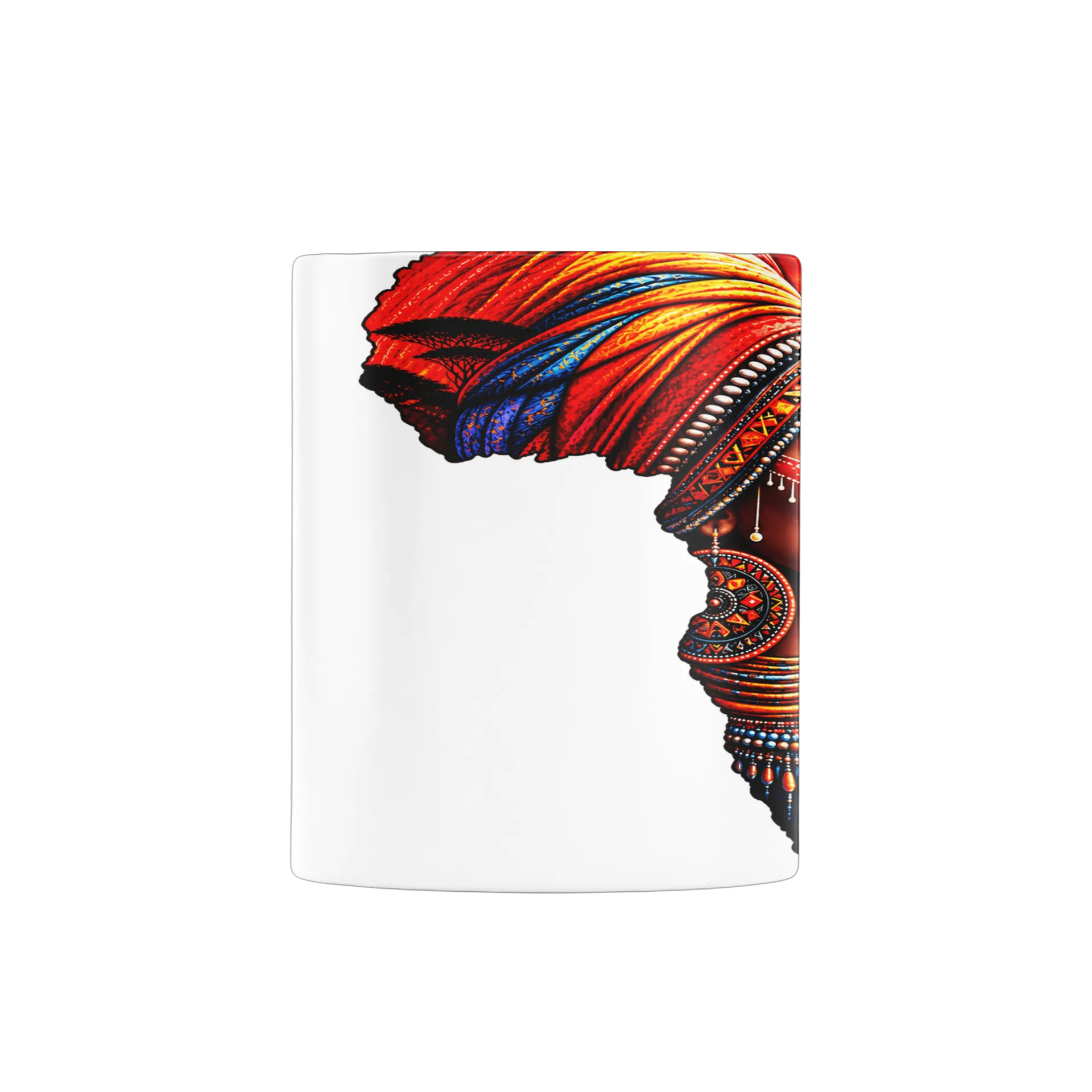 Caneca Mulher Africana Pôr do Sol Abay-Omi 325ml - Imagem 2