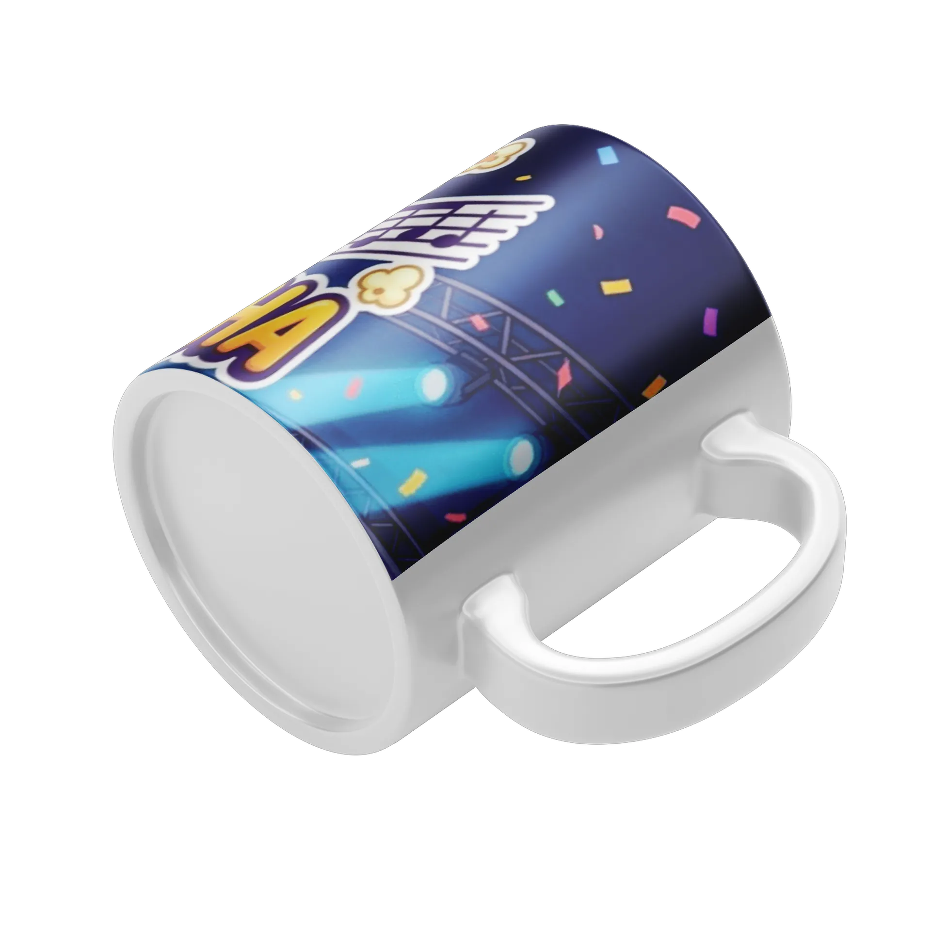 Caneca Show Pula Pipoquinha Estampa Musical 325ml - Imagem 4