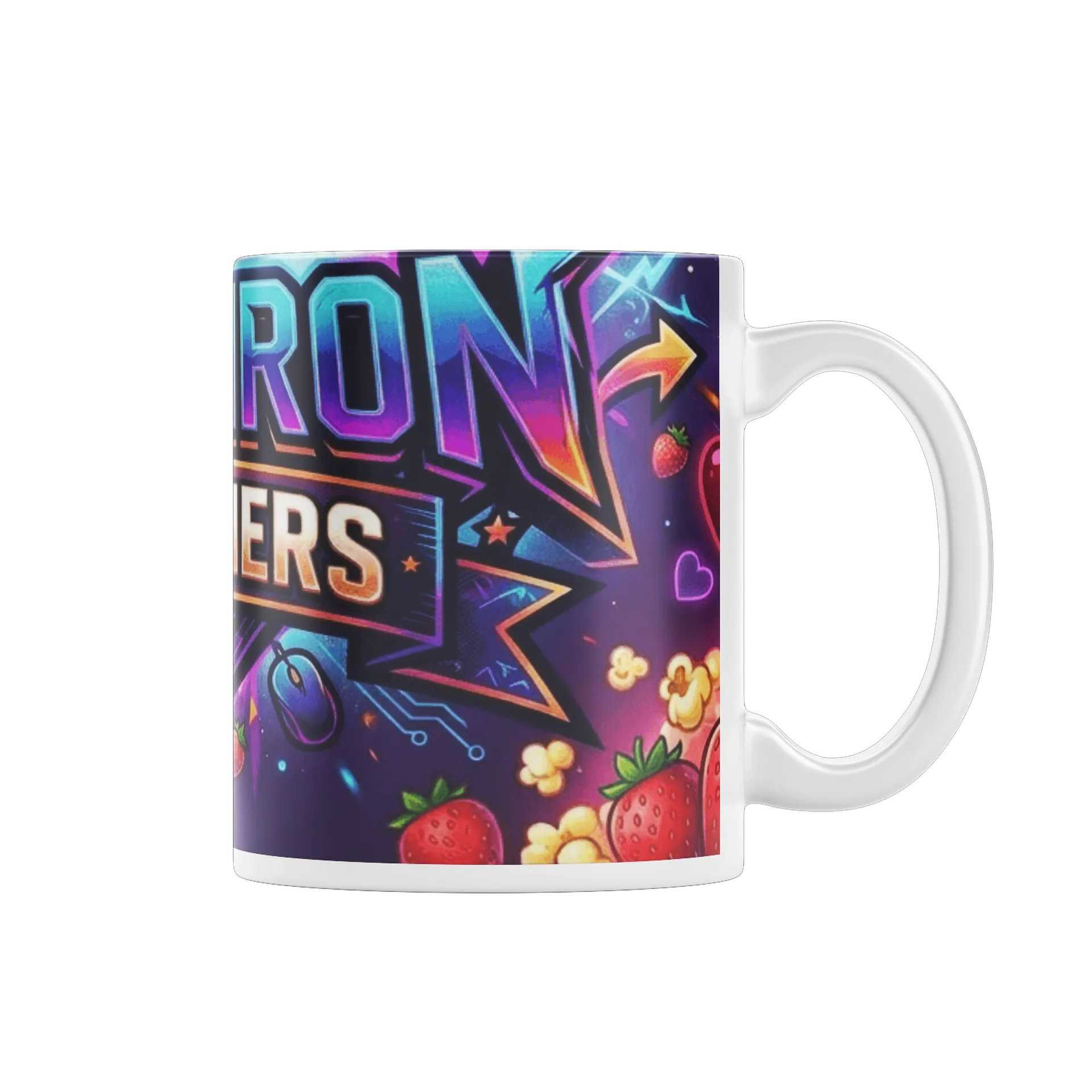 Caneca Tipográfica NaychronStreamers Colorida 325ml - Imagem 3