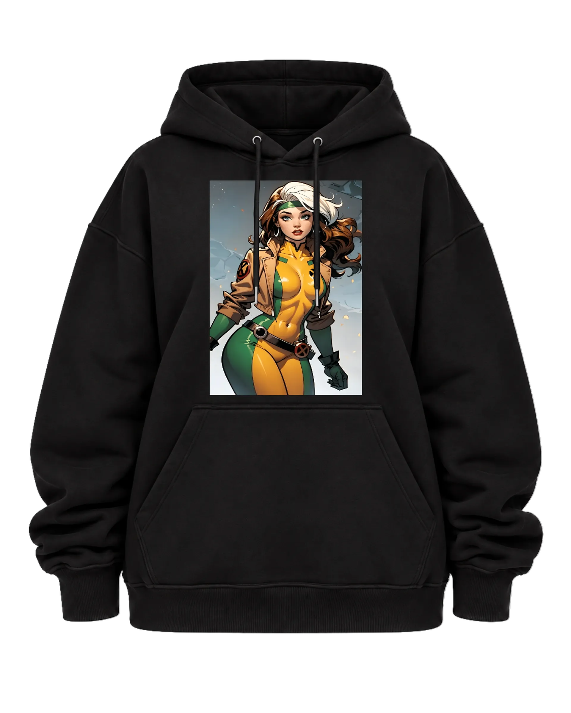 Blusa Moletom Mulher Ruiva Traje Amarelo e Verde Anime - Imagem 5