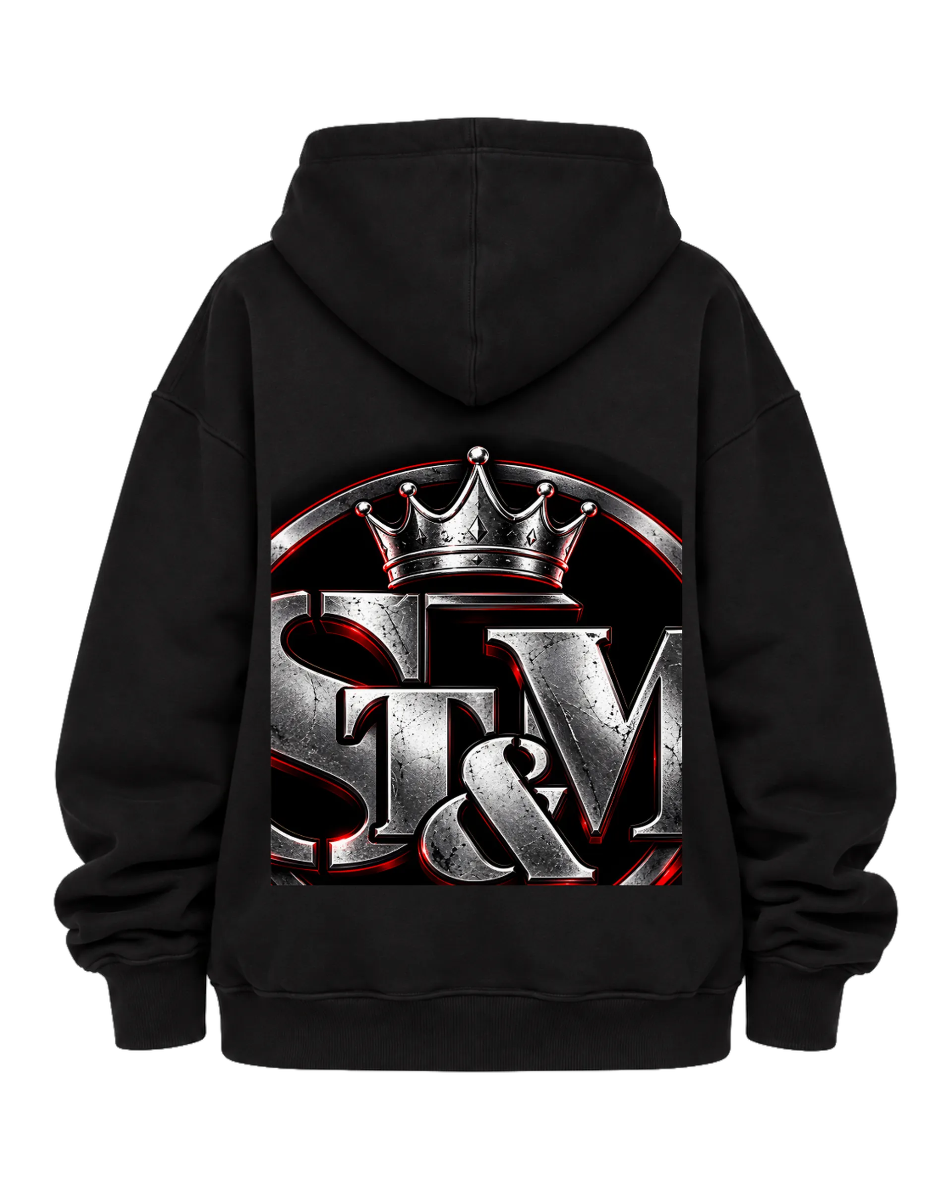Blusa Moletom Grafite Crown Battle Estampa Metalizada de Stanley Money Team  — imagem 6 de 6