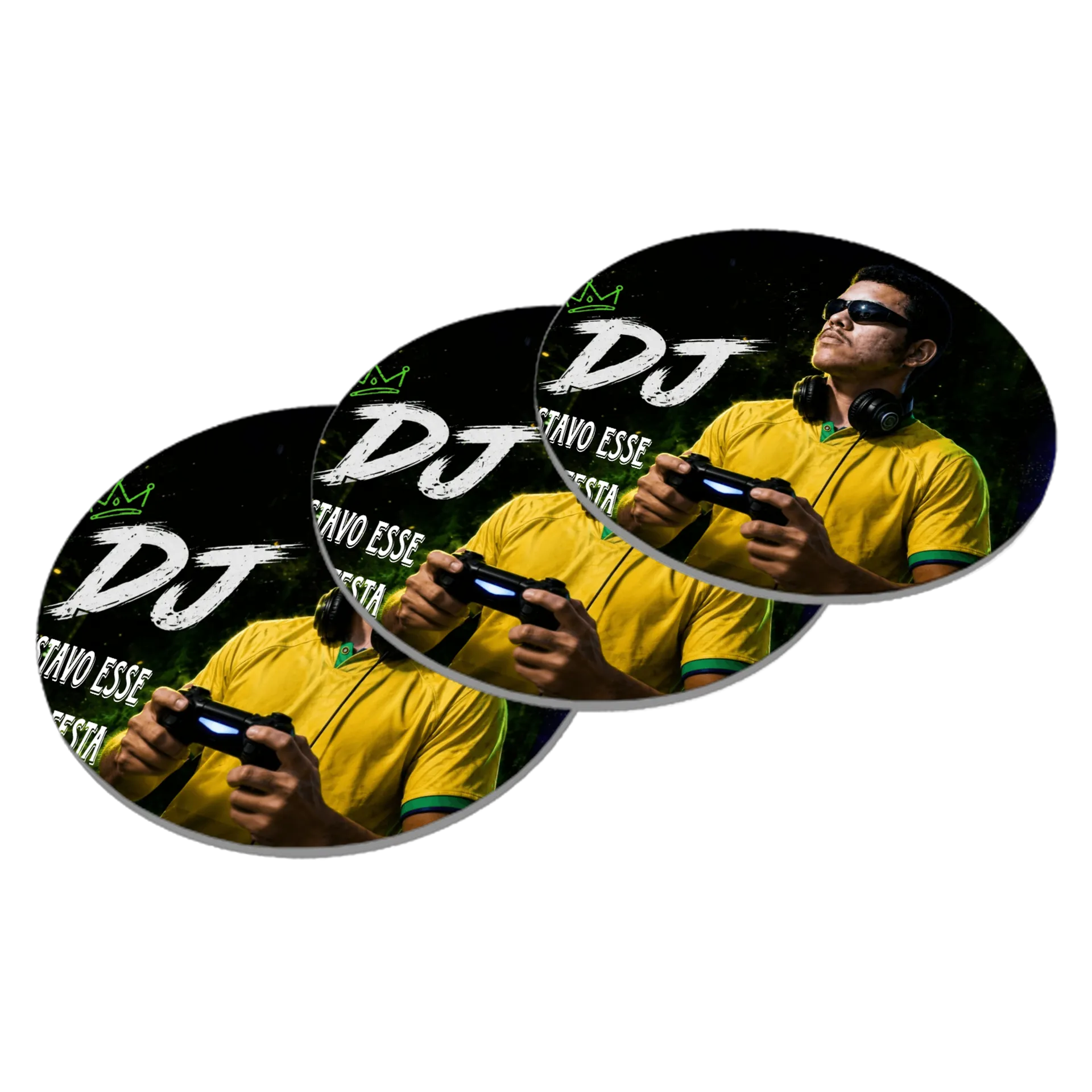 Porta-copos personalizado de DJ Gustavo Esse Faz a Festa Store 🛍️ — imagem 2 de 3