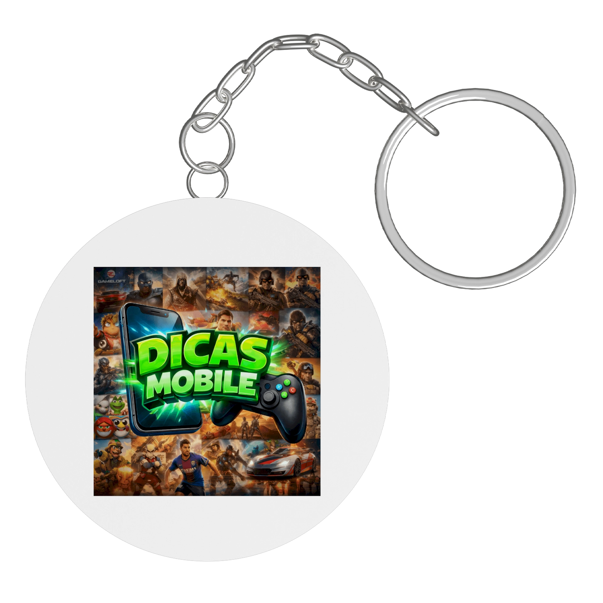 Chaveiro personalizado Dicas Mobile de Dicas Mobile