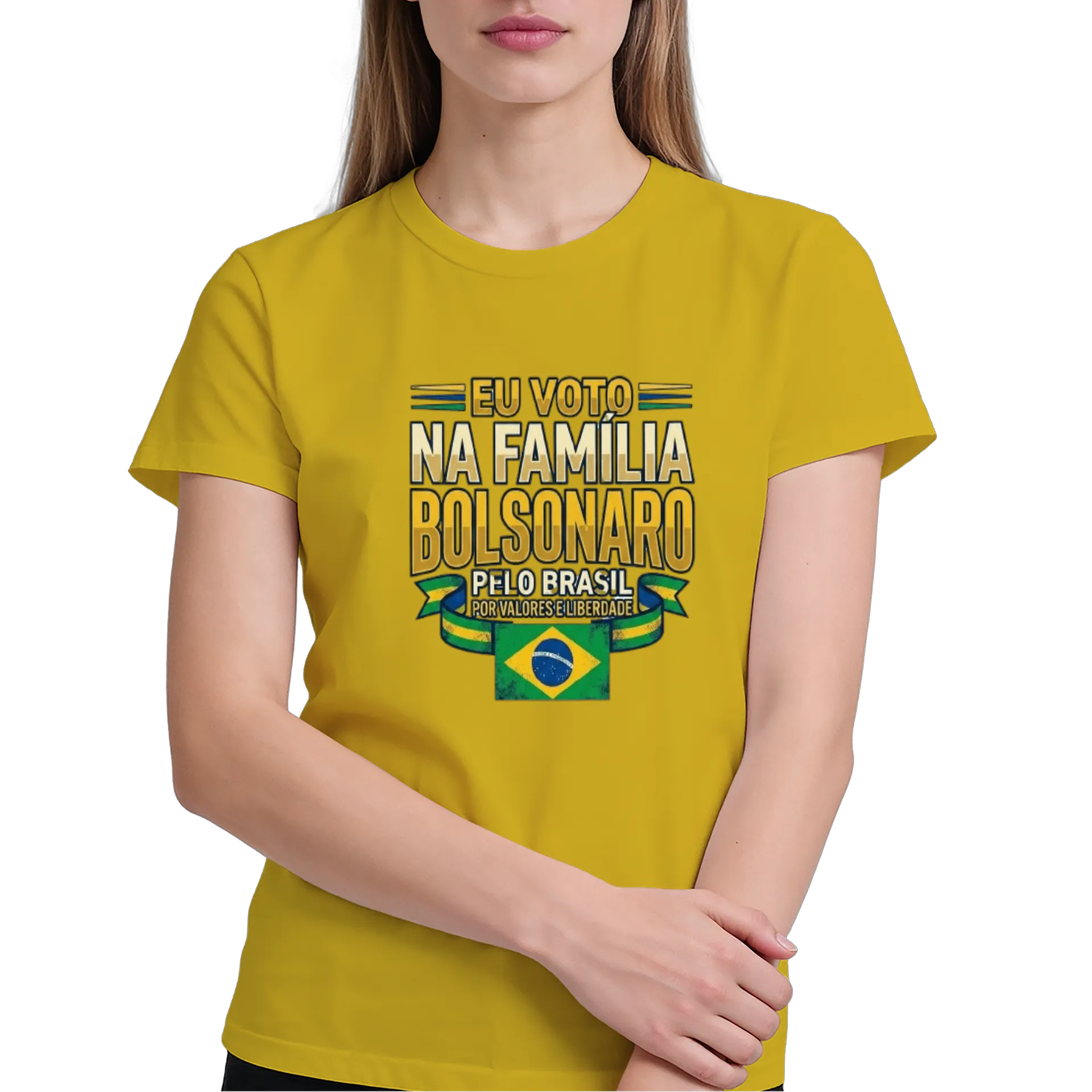 Camiseta Estampa Política Família Bolsonaro 100% Algodão - Imagem 4