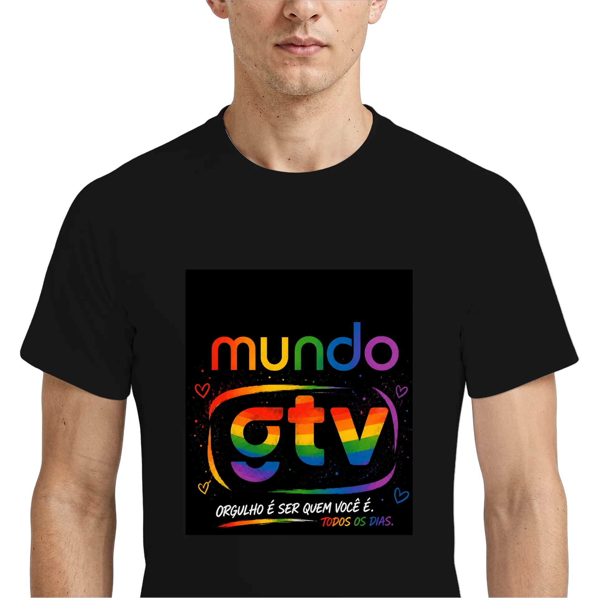 Camiseta DryFit Mundo GTV - Orgulho é ser quem você é de Mundo GTV — imagem 4 de 6