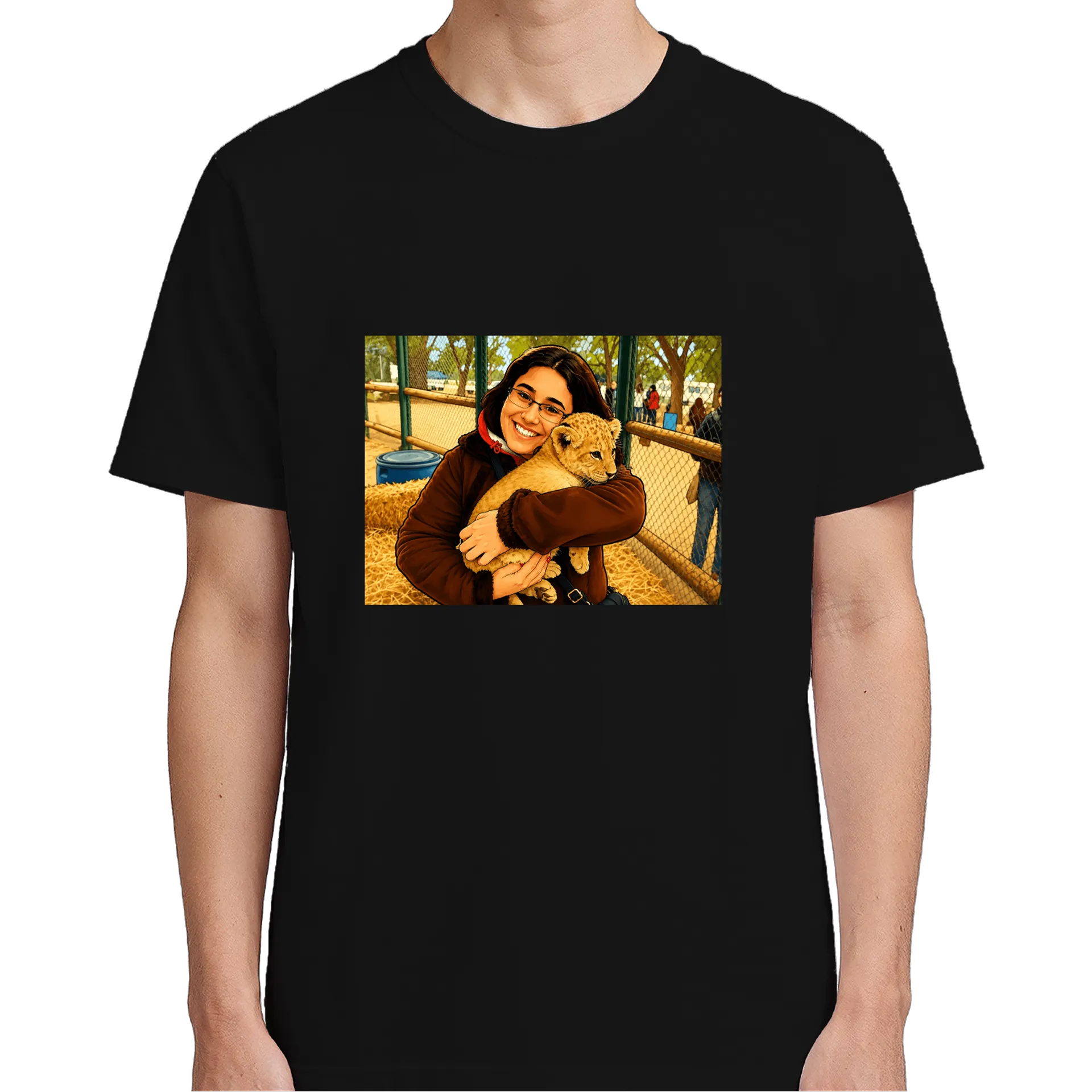 Camiseta Leão Filhote 100% Algodão - Imagem 5