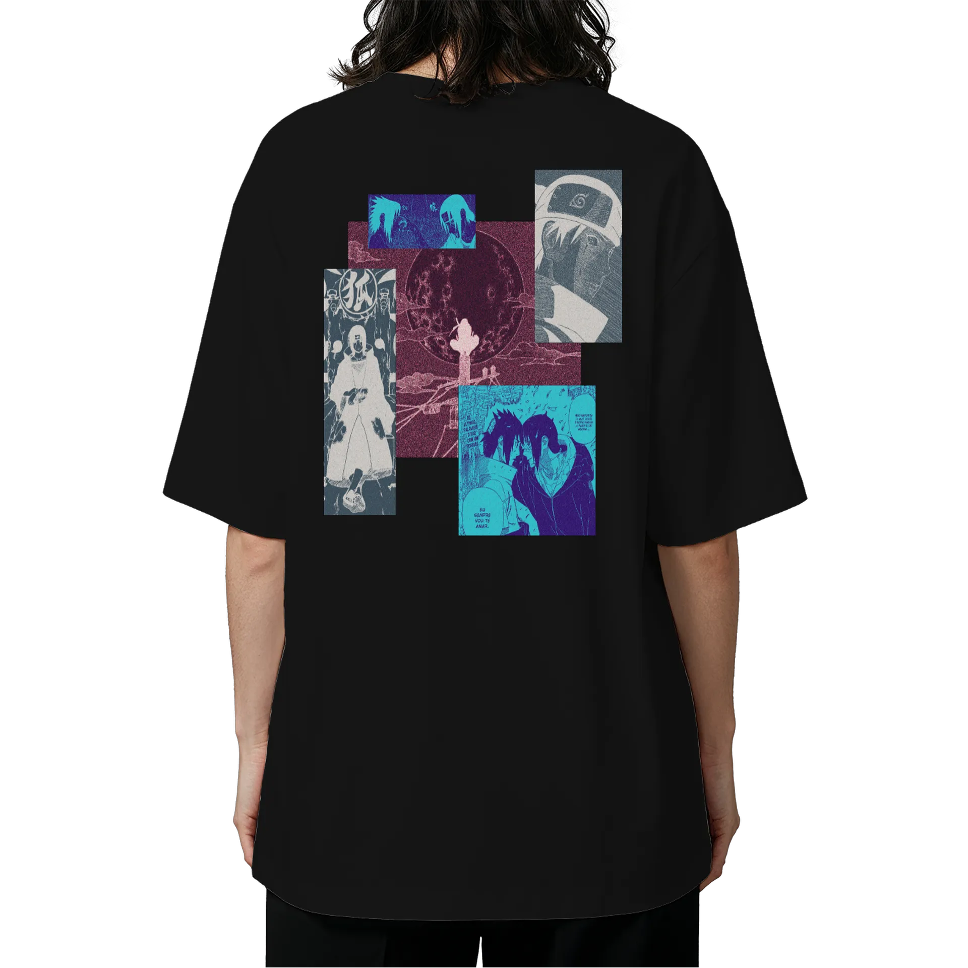 Camiseta Oversized Uchiha Itachi de hit — imagem 6 de 6