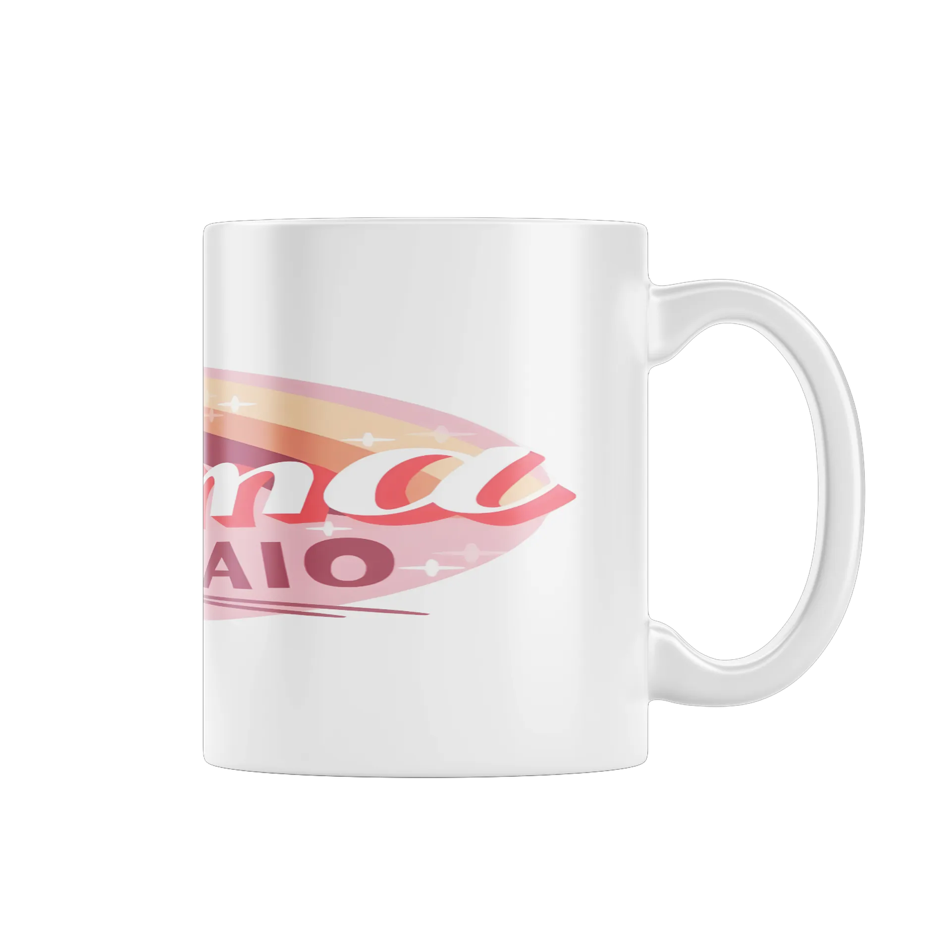 Caneca Estampa Tipográfica Carma Carai 325ml - Imagem 1