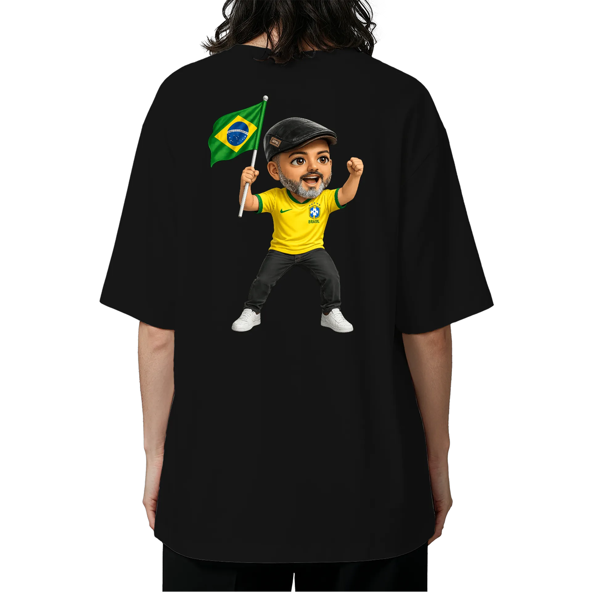 Camiseta Oversized Vamos Brasil - Imagem 5