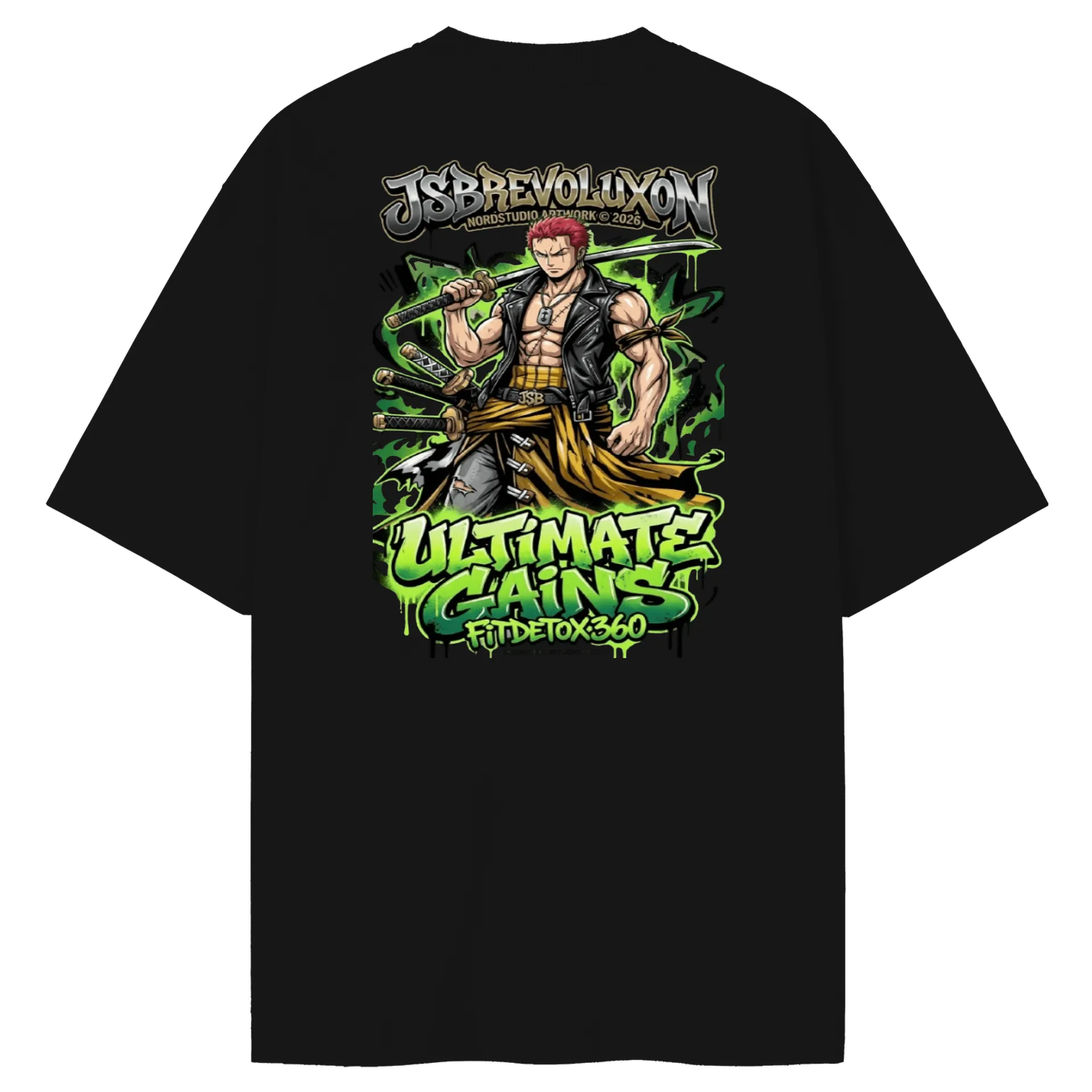 Camiseta Oversized Beast Mode JS - Imagem 2