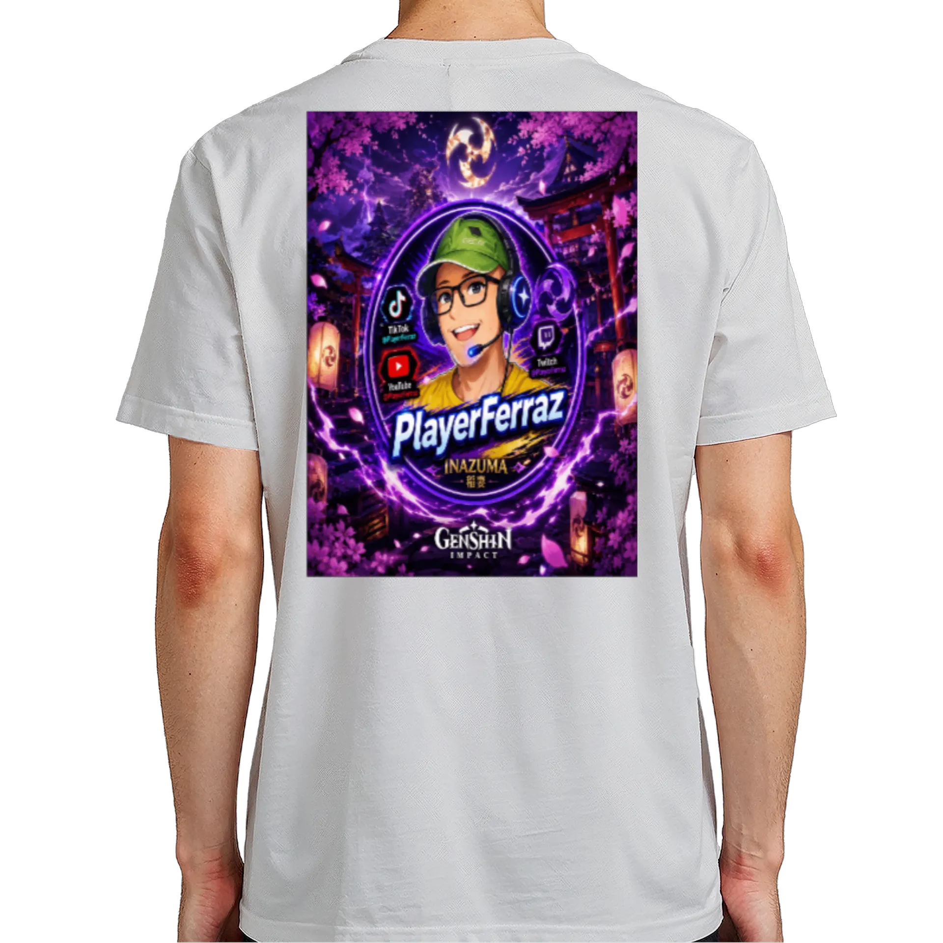 Camiseta Inazuma Genshin Impact by PlayerFerraz. - Imagem 7