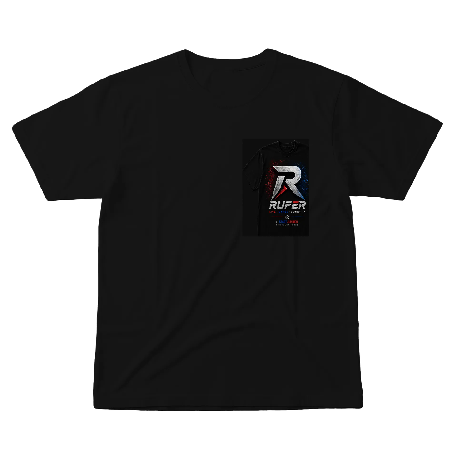 Camiseta Dragão Vermelho 100% Algodão de Rufer — imagem 1 de 6