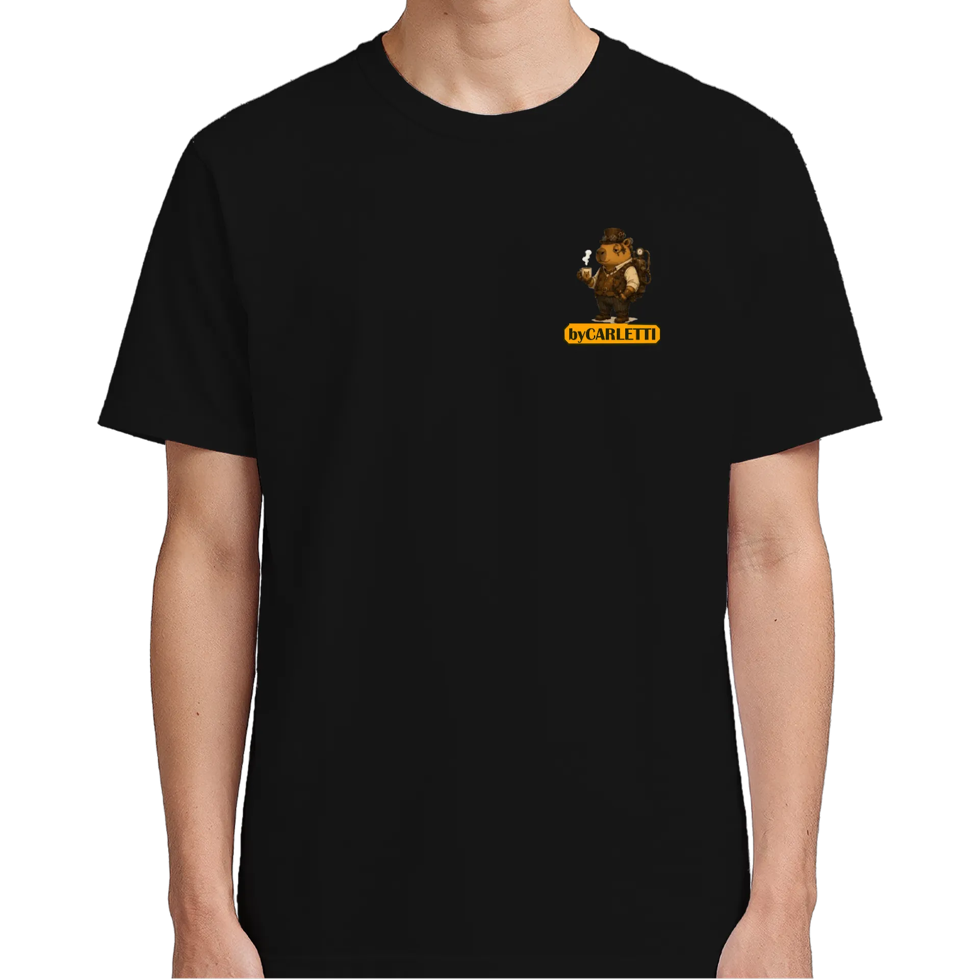 Camiseta Capi - SteamPunk de Capyverso - byCARLETTI — imagem 4 de 6