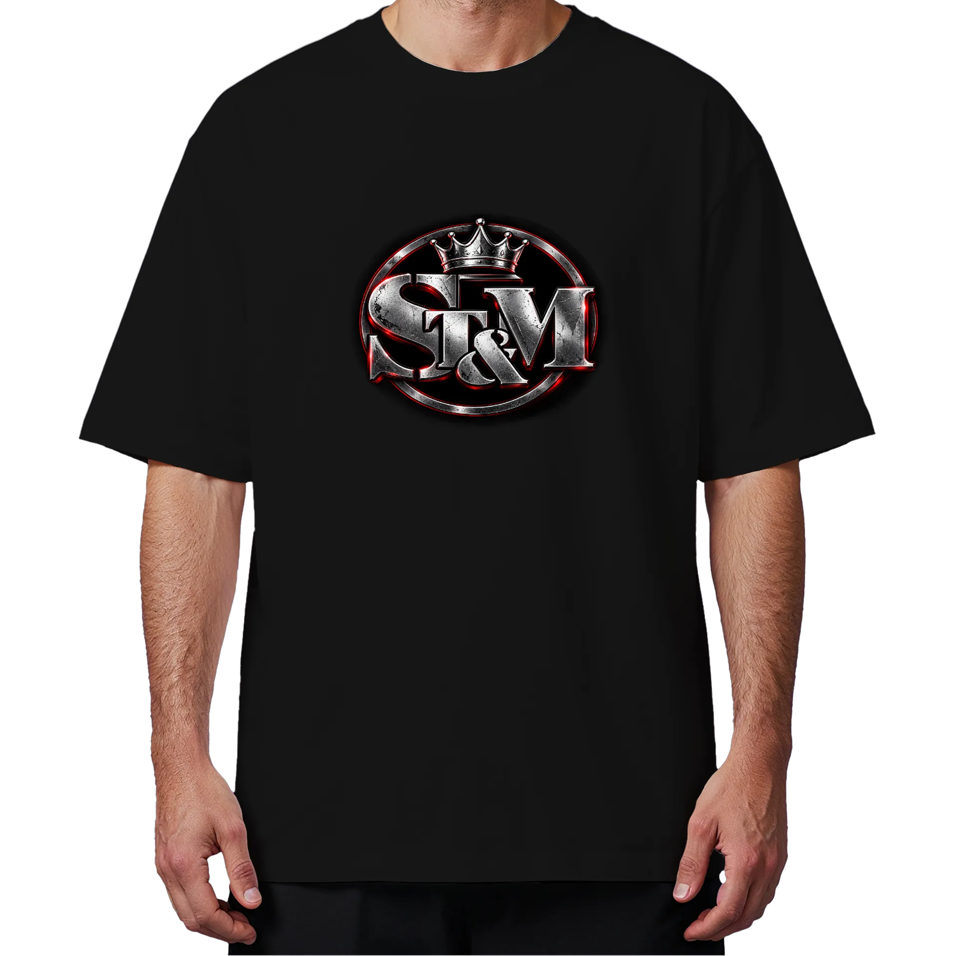 Camiseta Oversized Logo St&m Fame 100% Algodão - Imagem 4