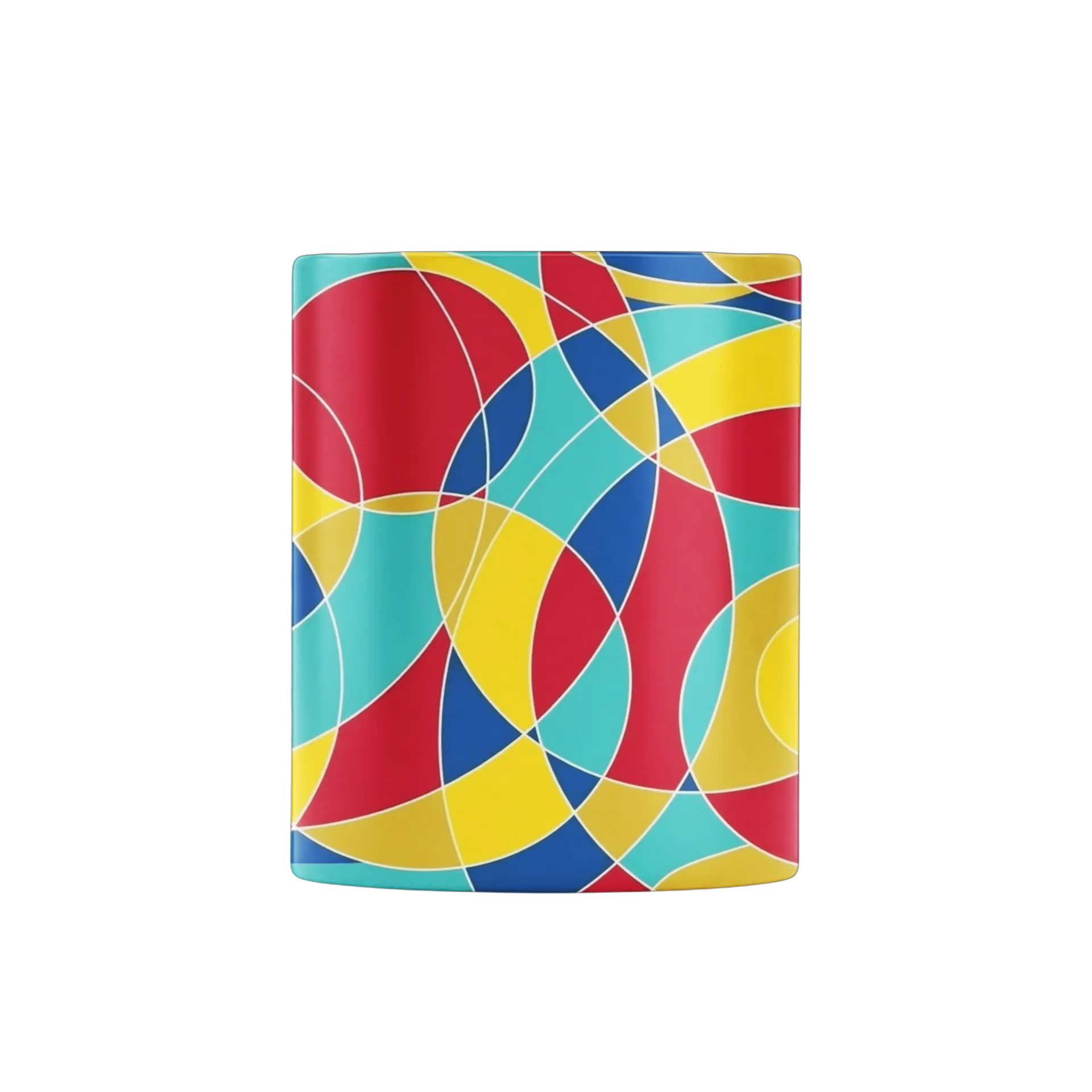 Caneca Geométrica Colorida 325ml - Imagem 2