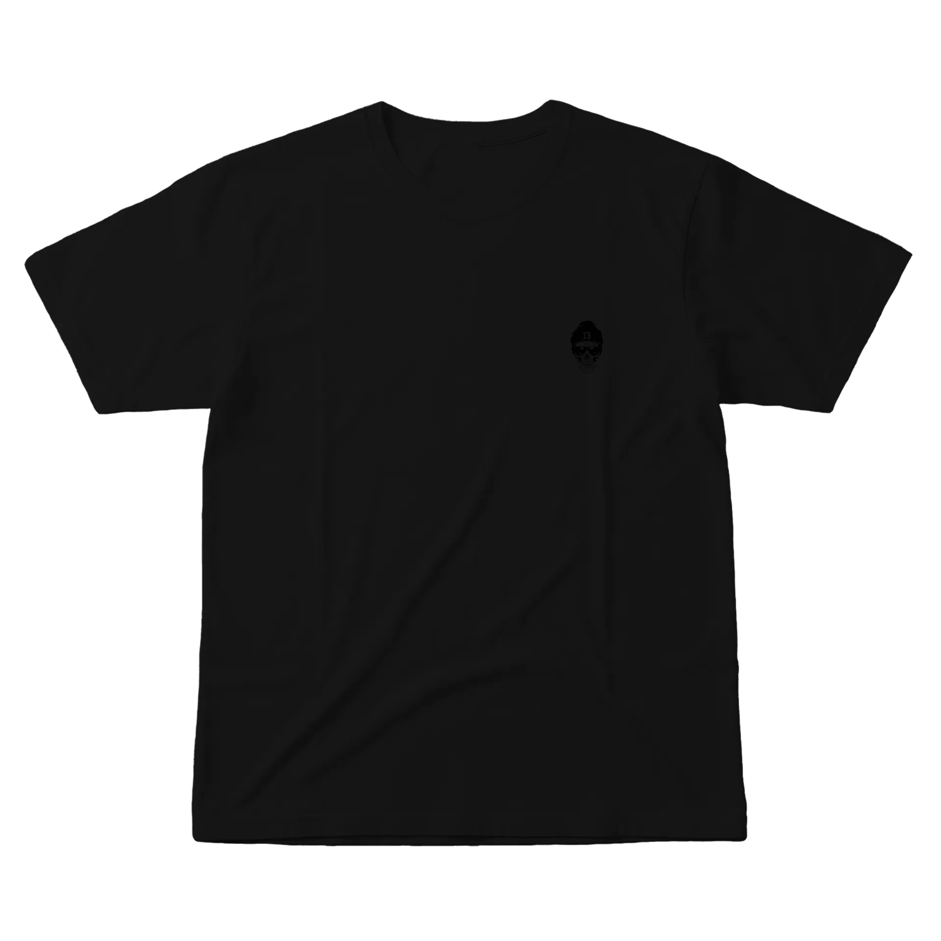 Camiseta Caveira Óculos e Lenço Estampa Personalizada 100% - Imagem 1