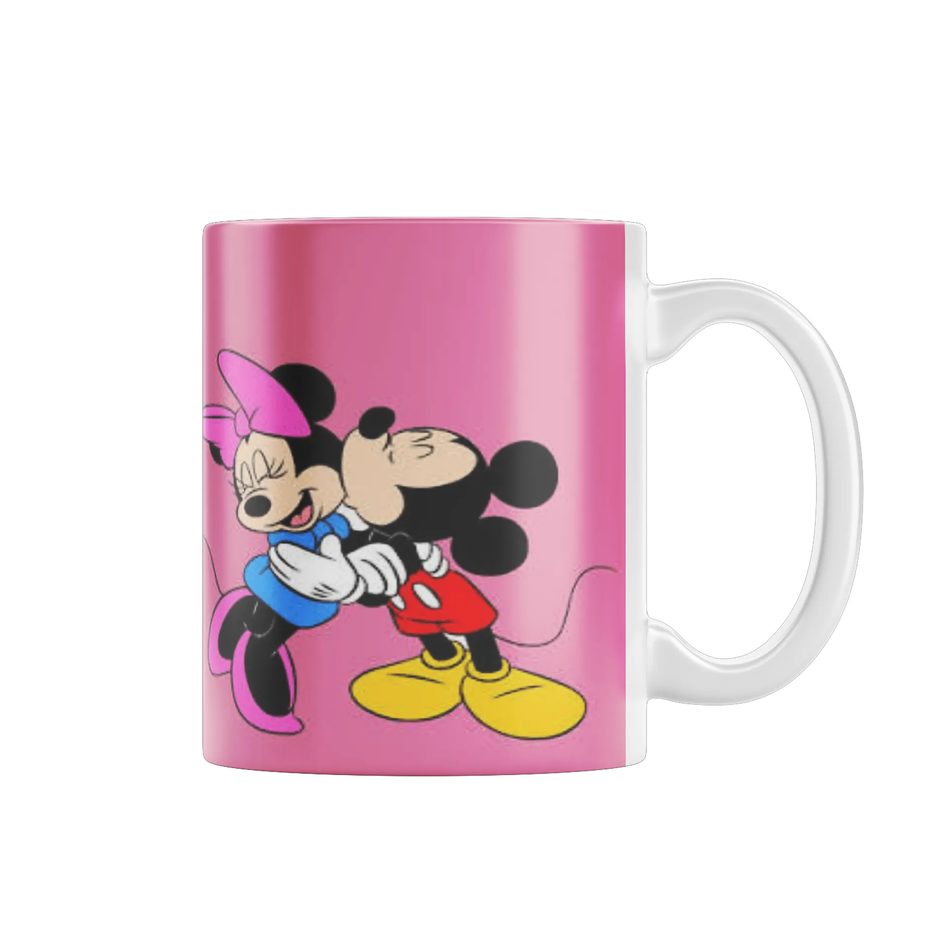 Caneca Porcelana Mickey e Minnie 325ml - Imagem 1